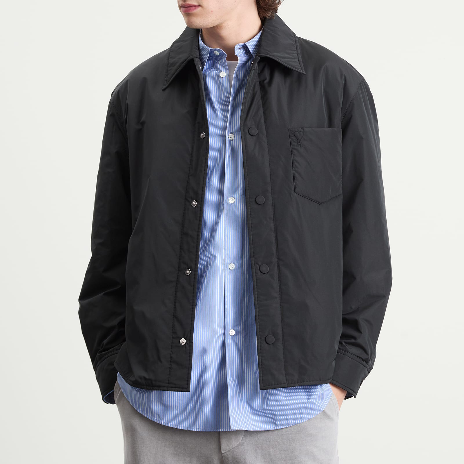 AMI Paris Technical Taffetas Overshirt - 2