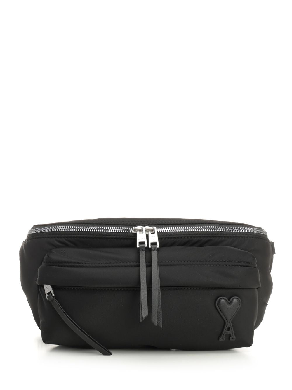 -Ll708 Nylon Belt Bags Black - 1