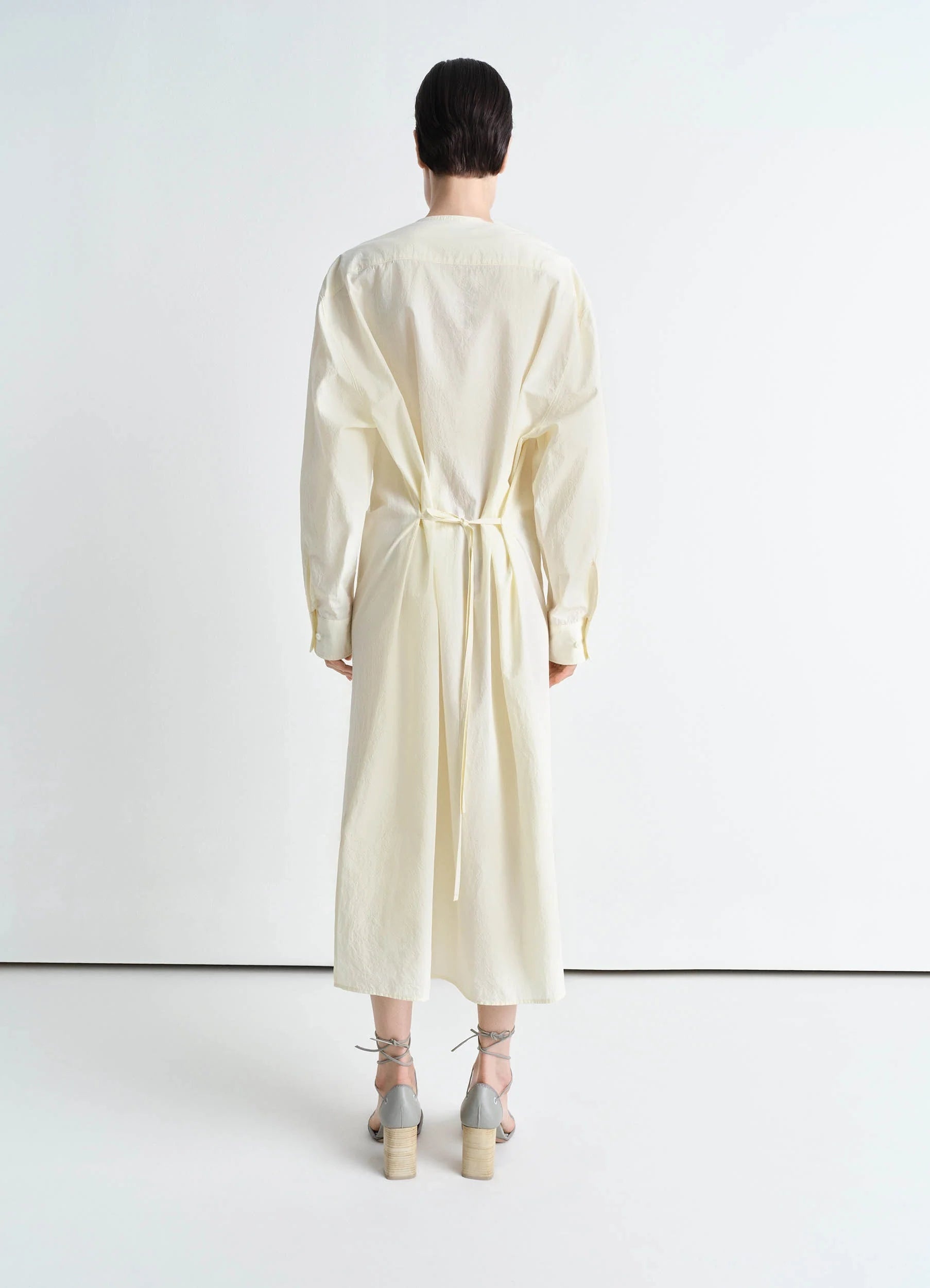 SOFT COLLAR DRESS - 5