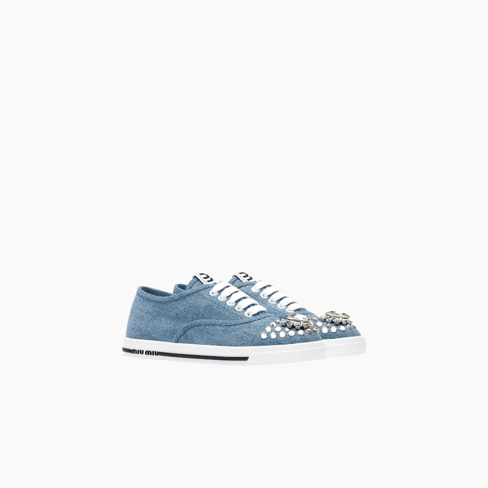 Denim sneakers - 1