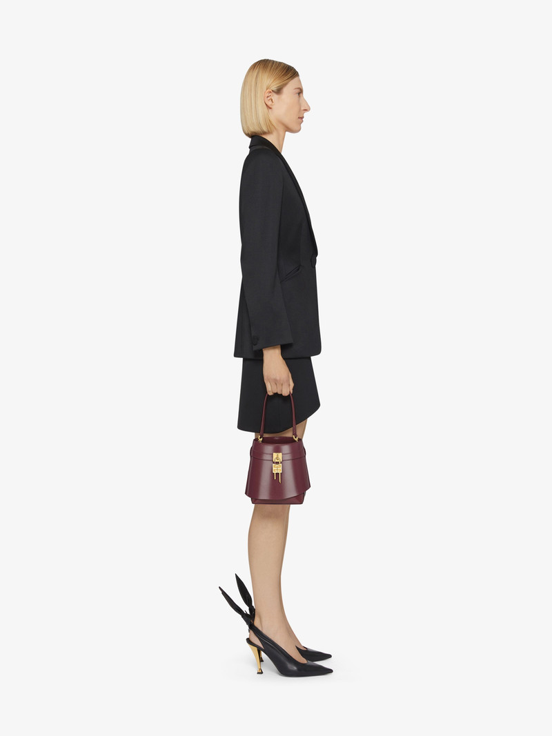 Givenchy SHARK LOCK BUCKET BAG IN BOX LEATHER outlook