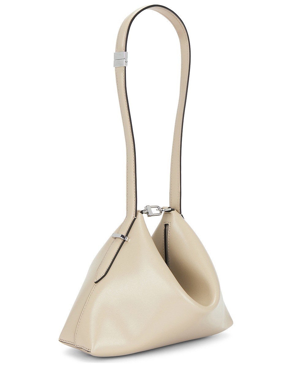 Leather Scoop Wristlet Bag - 3
