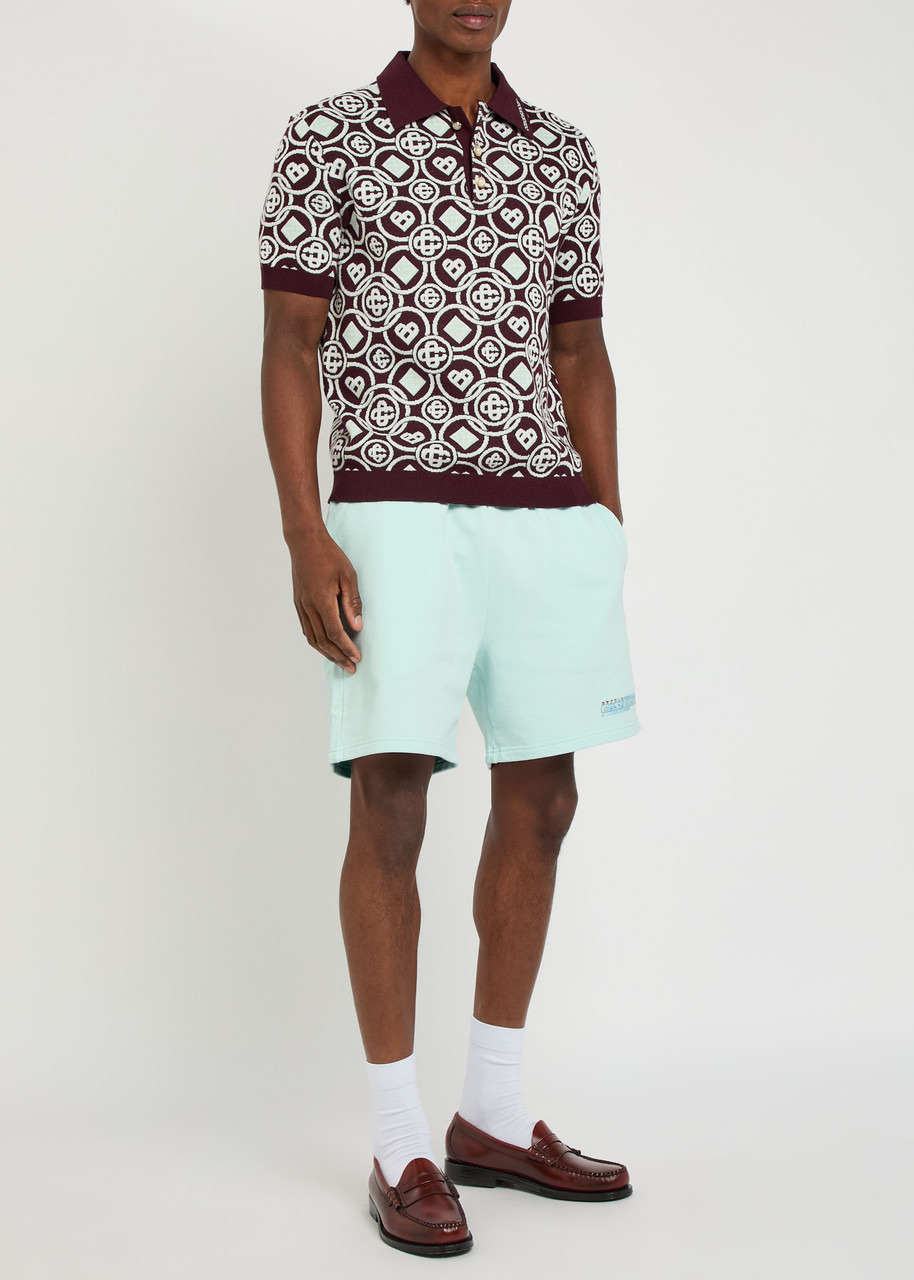 Casablanca Manga Tennis Ball Logo-print Cotton Shorts - 4