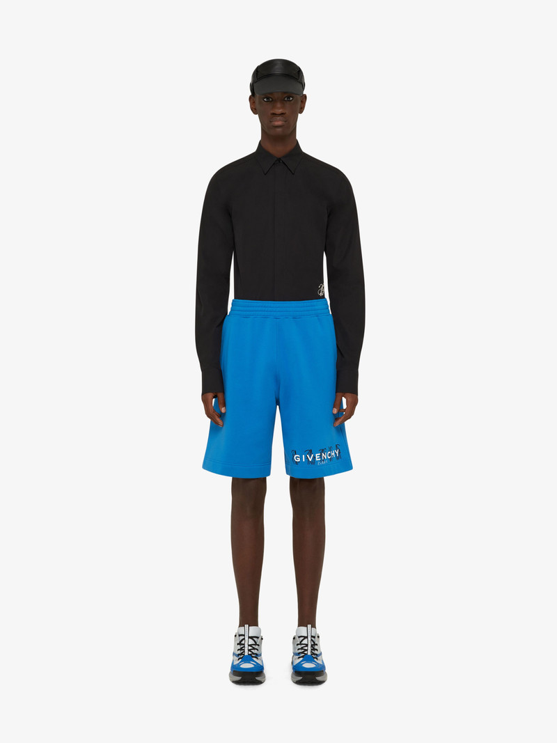Givenchy GIVENCHY REVERSE BERMUDA IN FELPA WITH REAPER PRINT outlook