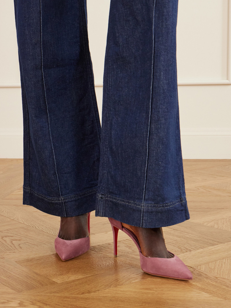 Christian Louboutin Iriza 85 Suede Pumps outlook