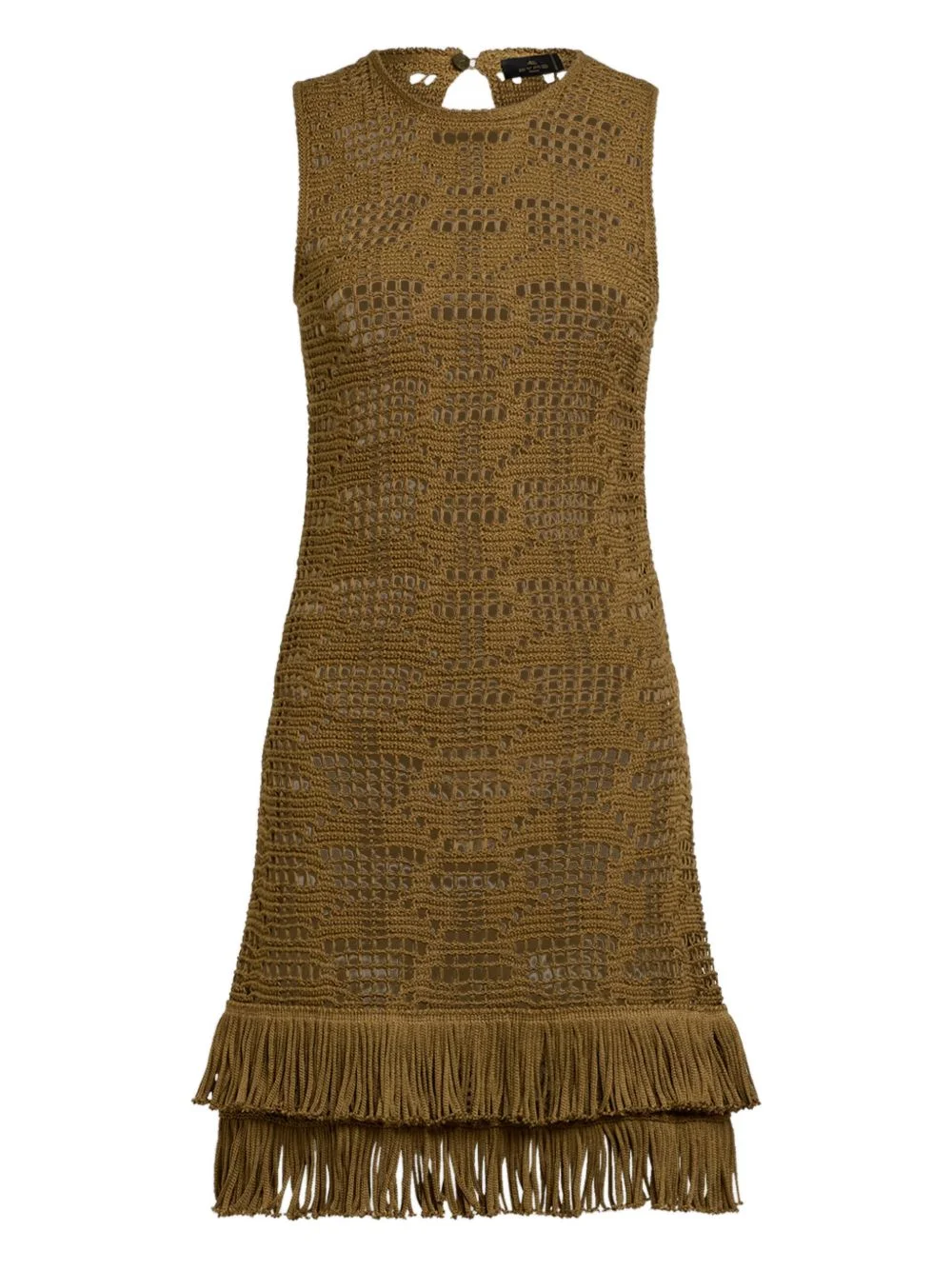 fringed midi dress - 1