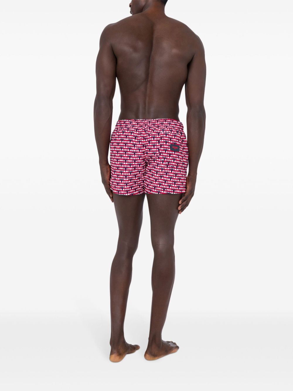 patterned swim shorts - 4