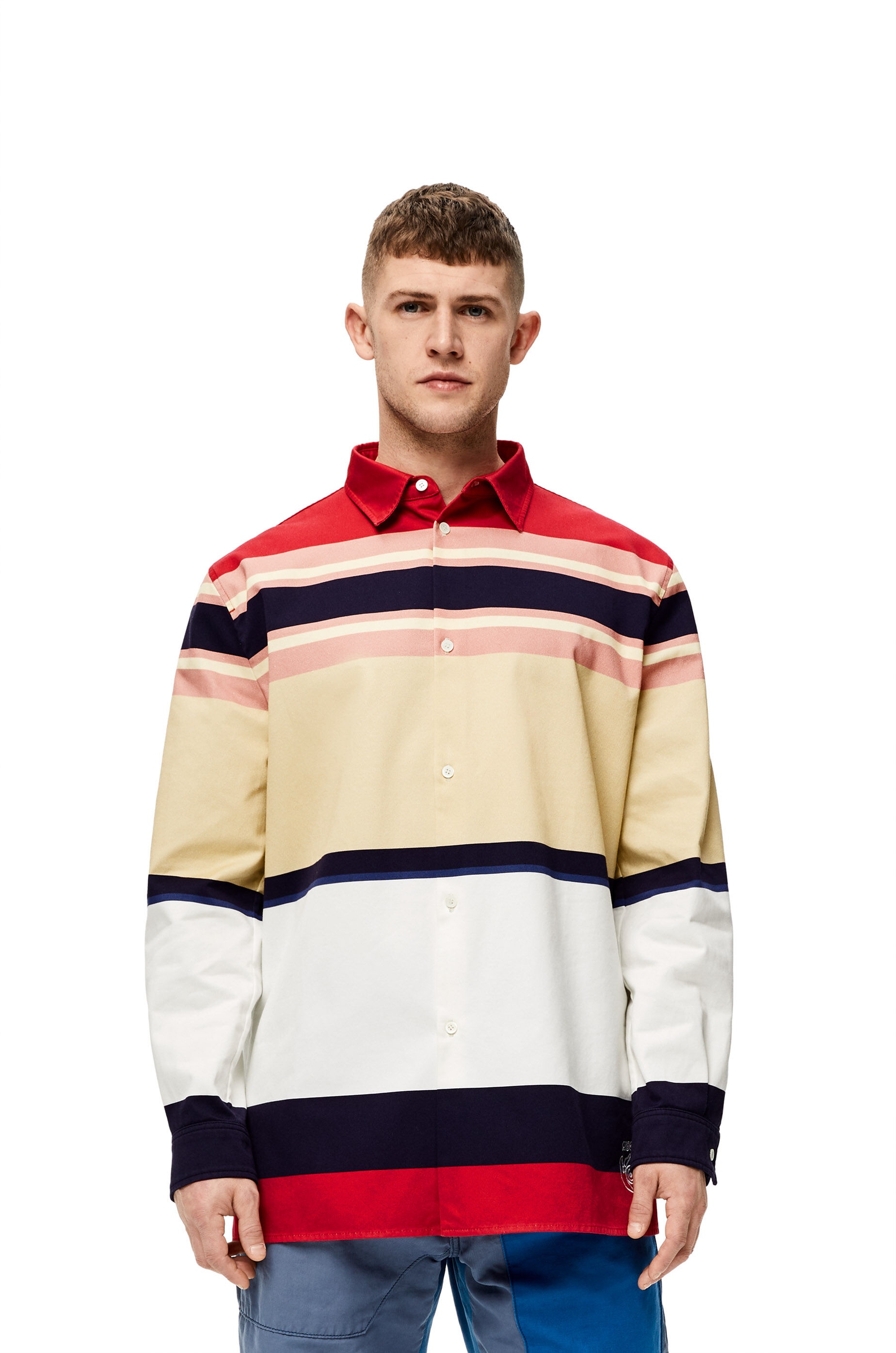 Striped shirt in cotton - 3