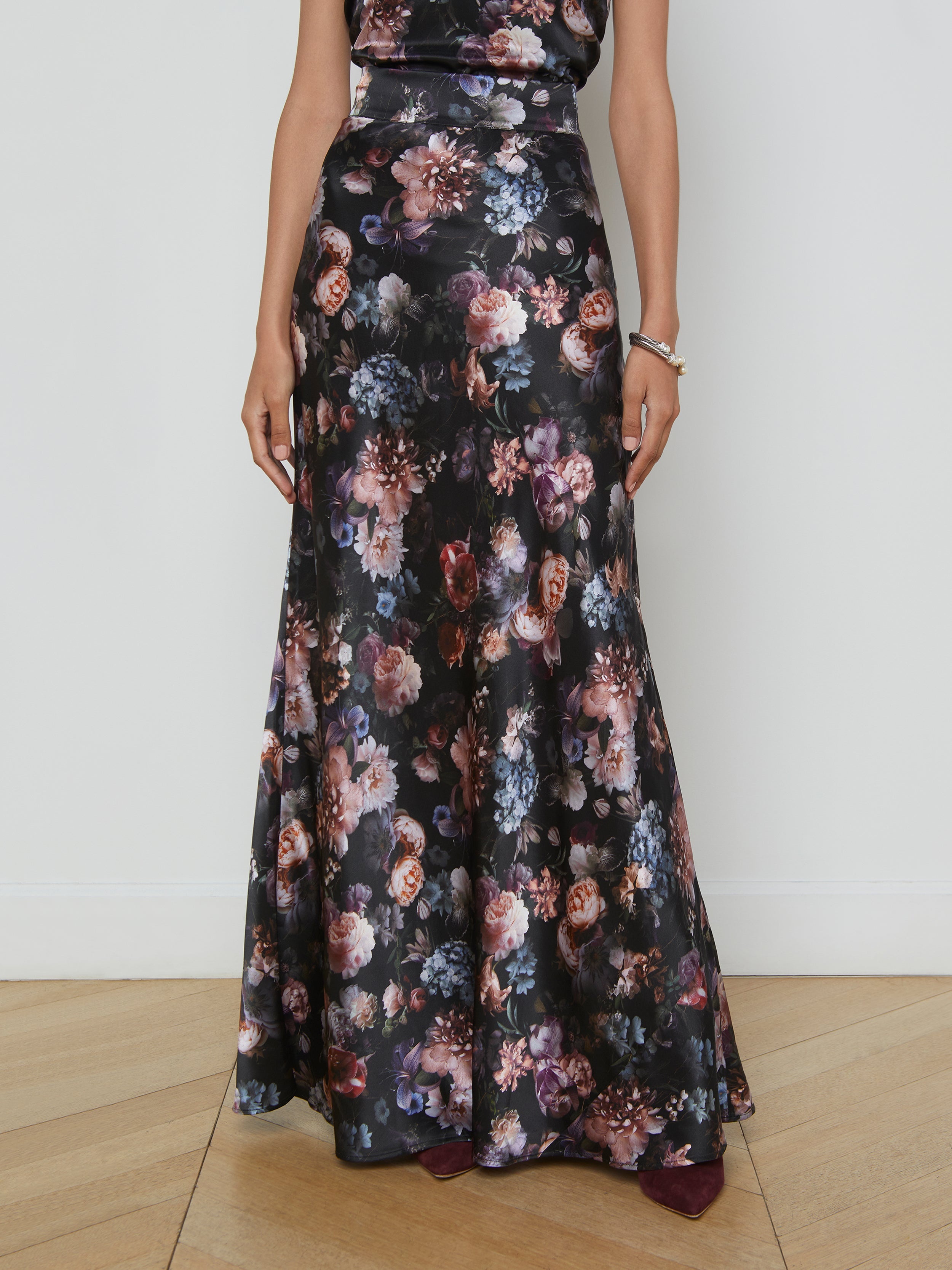 Ryker Silk Maxi Skirt - 4