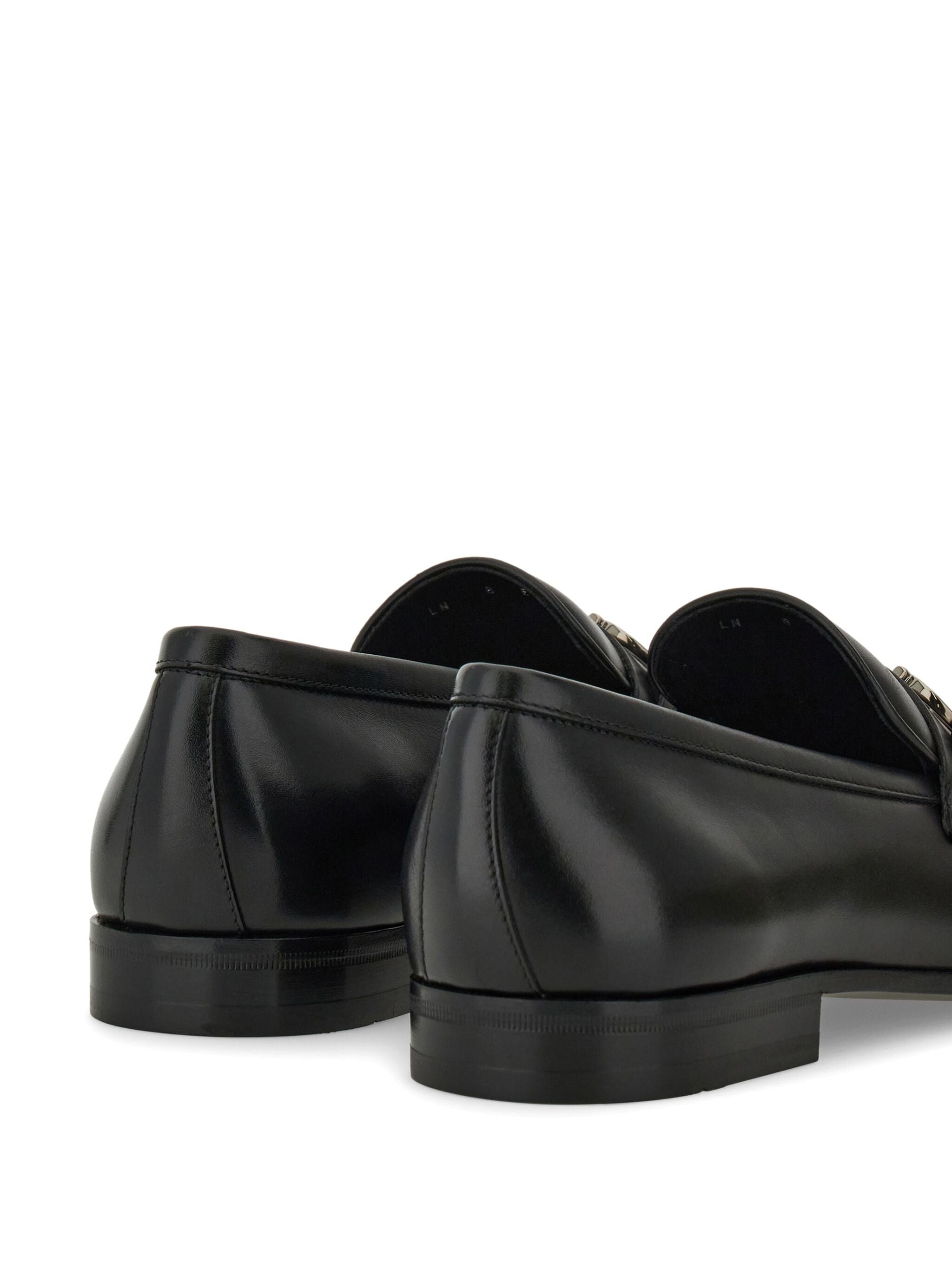 Gancini-plaque Loafers - 4
