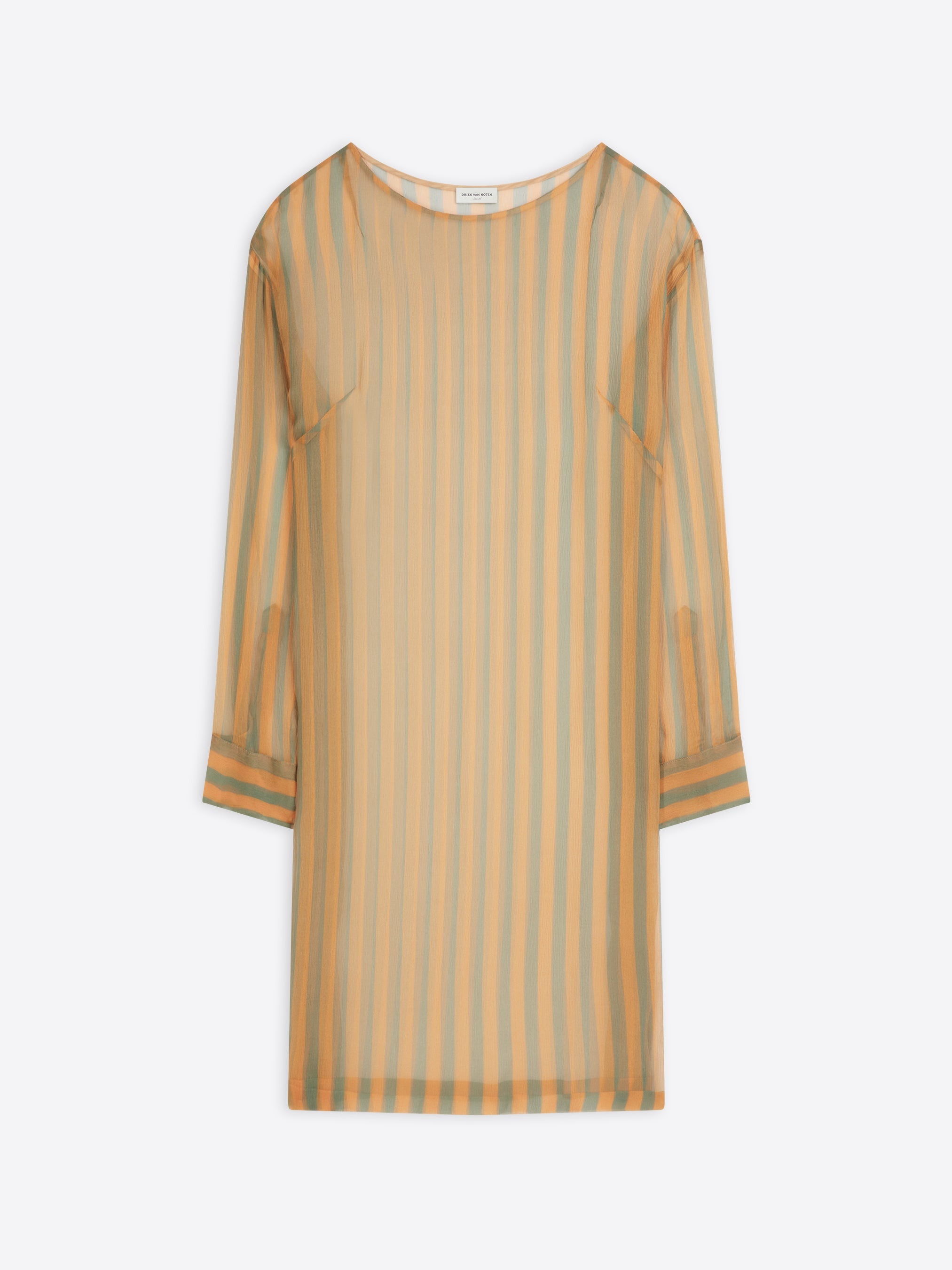 STRAIGHT SILK DRESS - 1