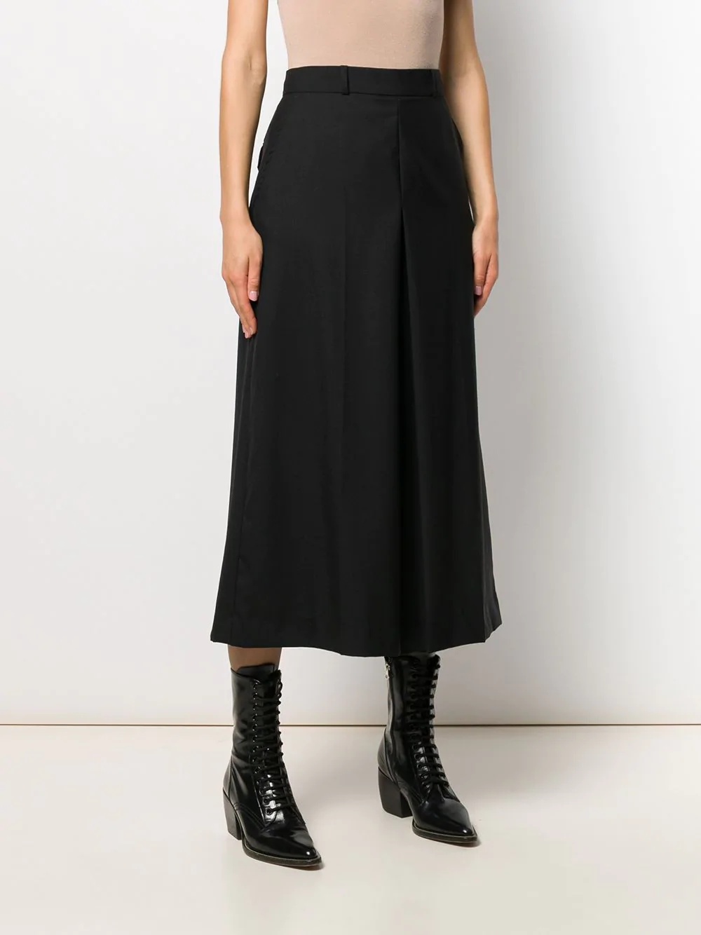 high-waist divided skirt - 3