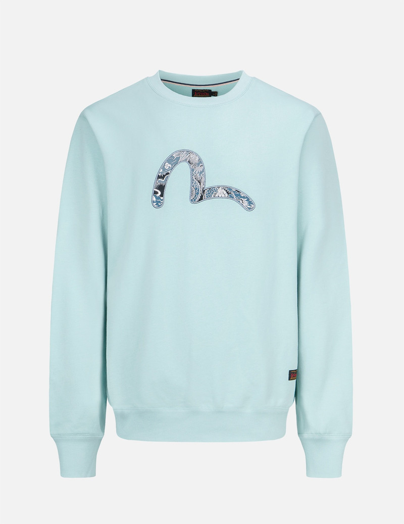 BROCADE SEAGULL APPLIQUÉ SWEATSHIRT 1