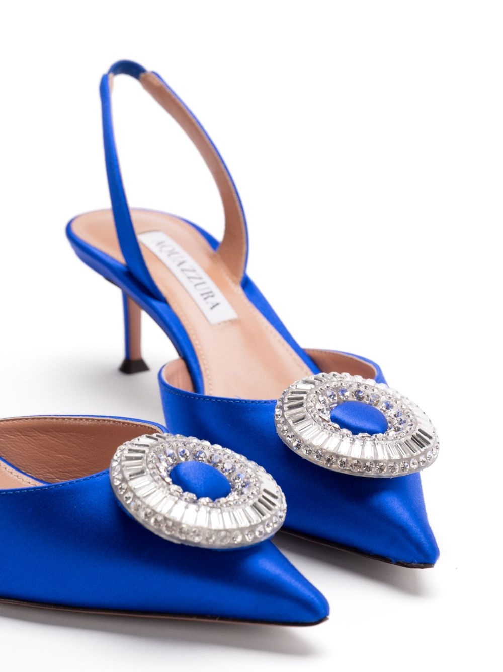 50m Crystal Hoop Sling pumps - 5