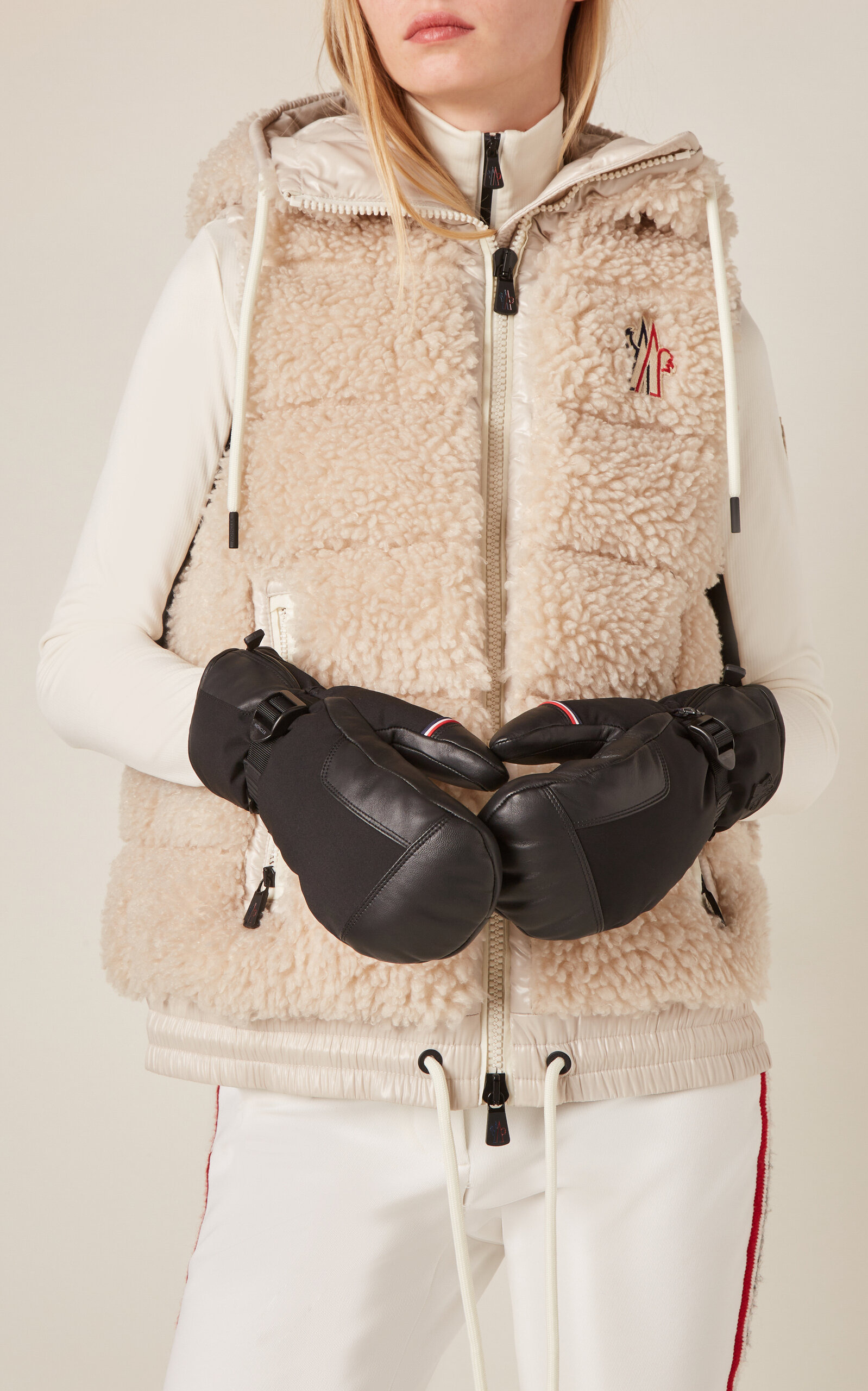 Leather Ski Gloves black - 2