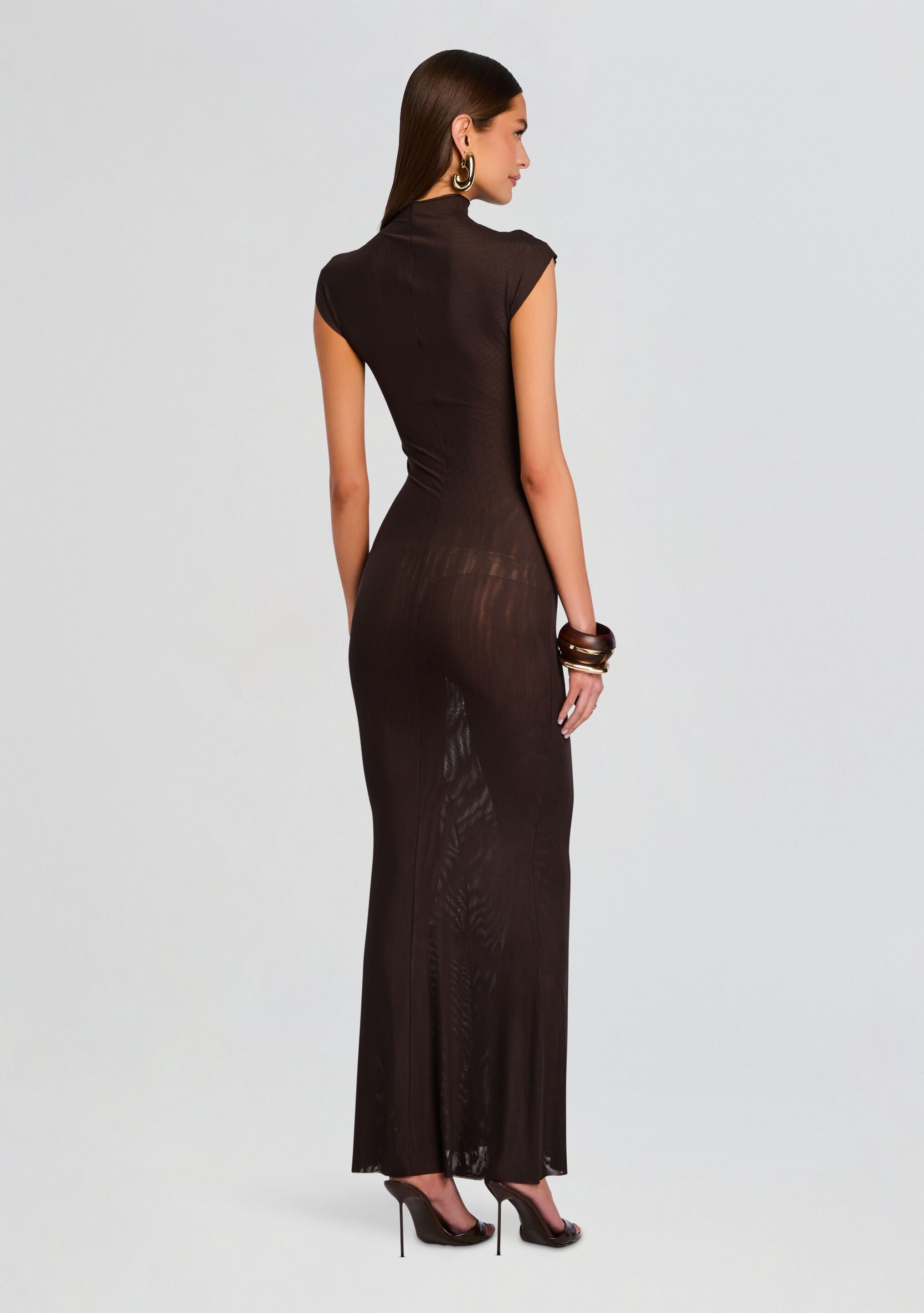 LAISSA MESH MAXI DRESS - 4