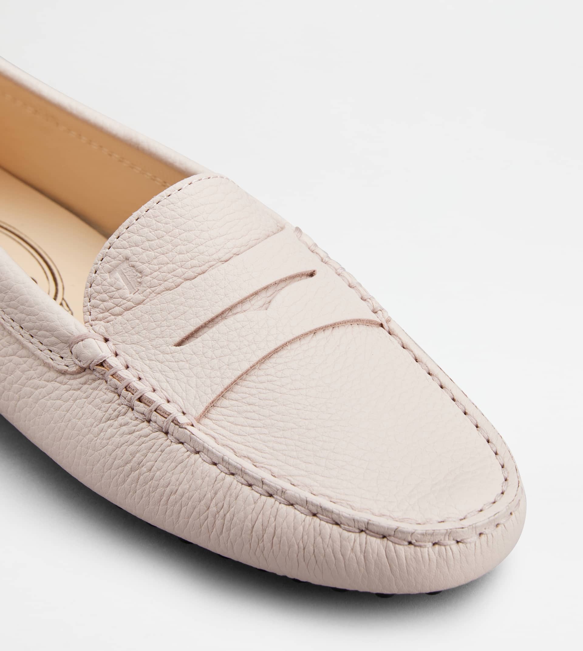GOMMINO DRIVING SHOES IN LEATHER - PINK - 6
