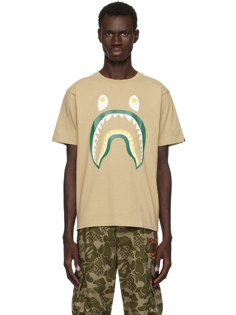 Beige Colors Shark Ponr T-shirt - 1