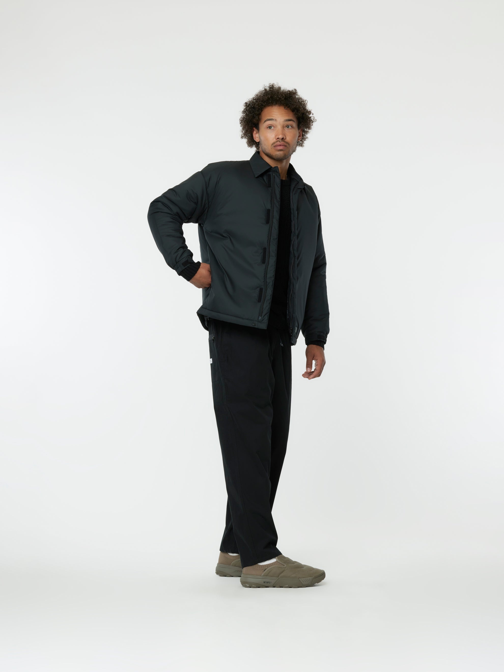 STOCK MAN / JACKET / POLY. TAFFETA. (BLACK)