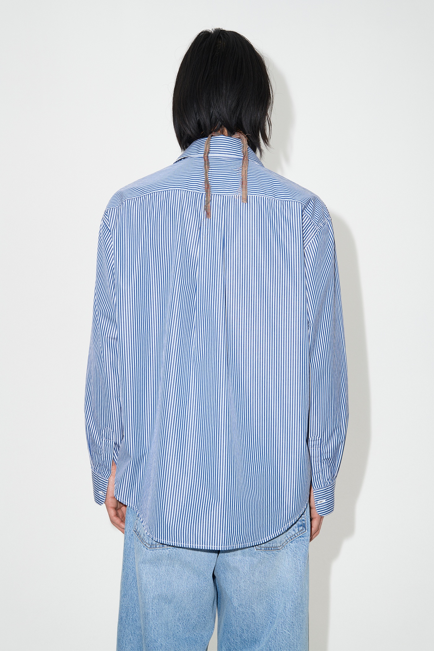 Coco 70s Shirt Blue Mid Mgmt Stripe - 5