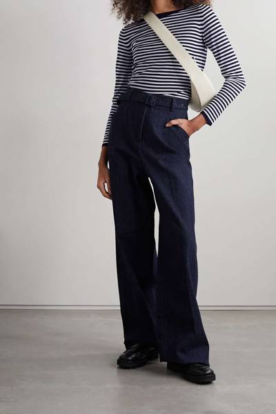 Max Mara Zona striped wool top outlook