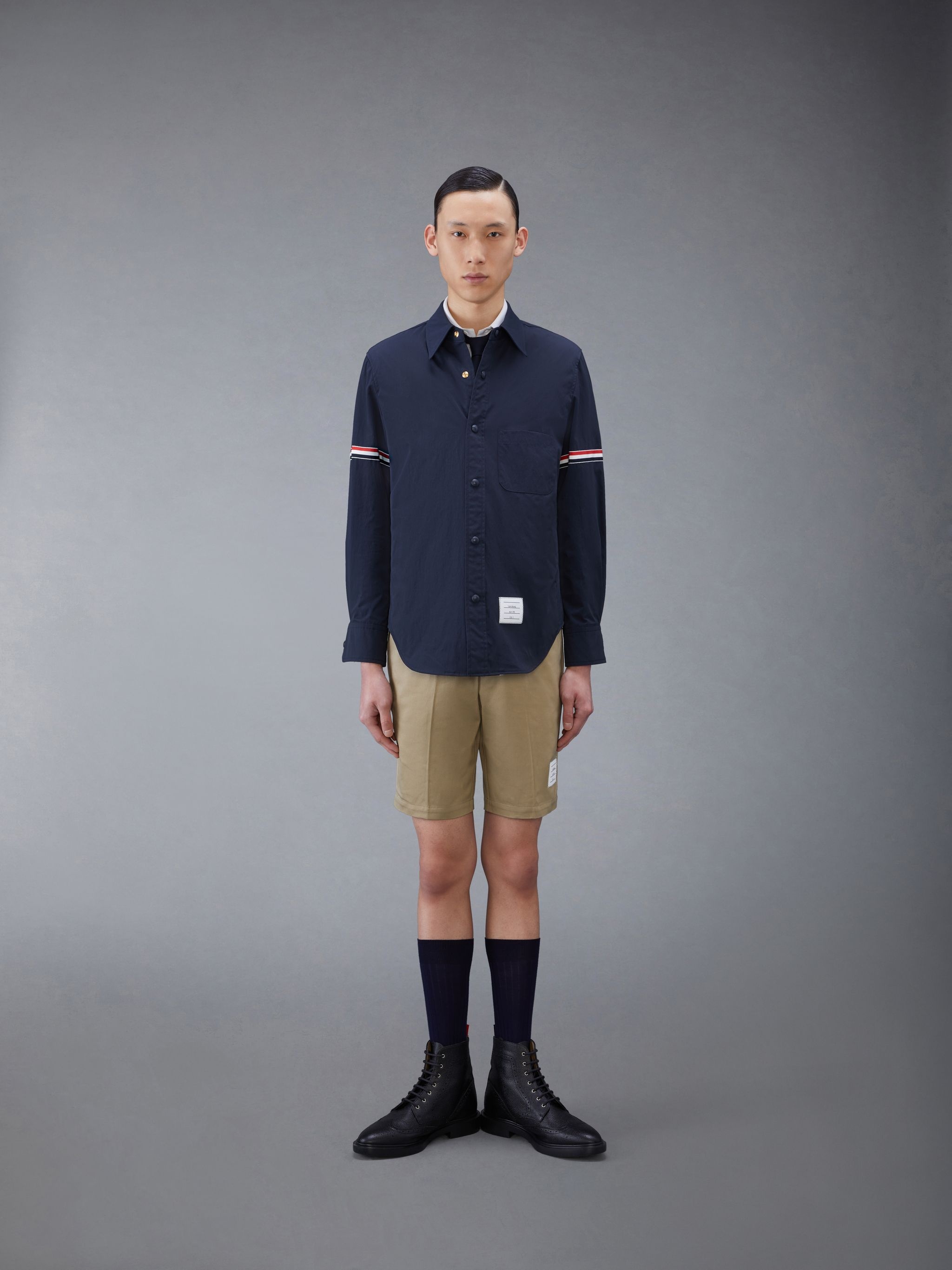 Cotton Twill Unconstructed Chino Shorts - 3