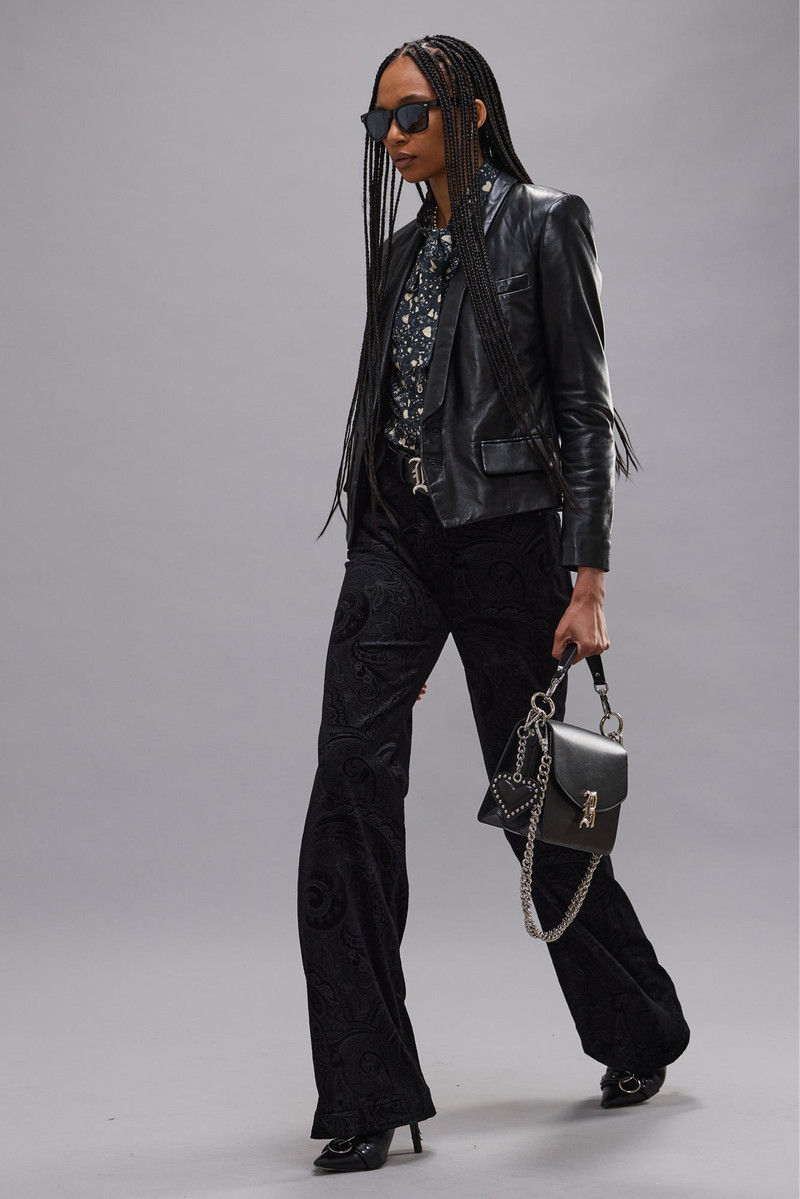 LEATHER SHRUNKEN BLAZER 4