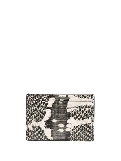 TOM FORD snakeskin-print cardholder outlook