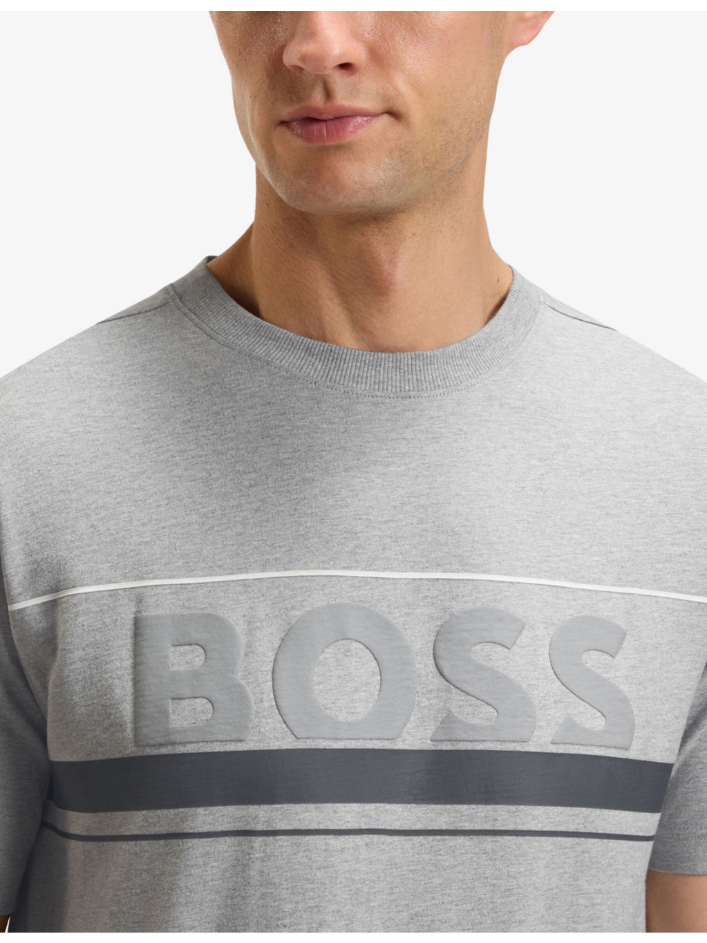 Brand-Print Short-Sleeve Cotton T-Shirt - 5