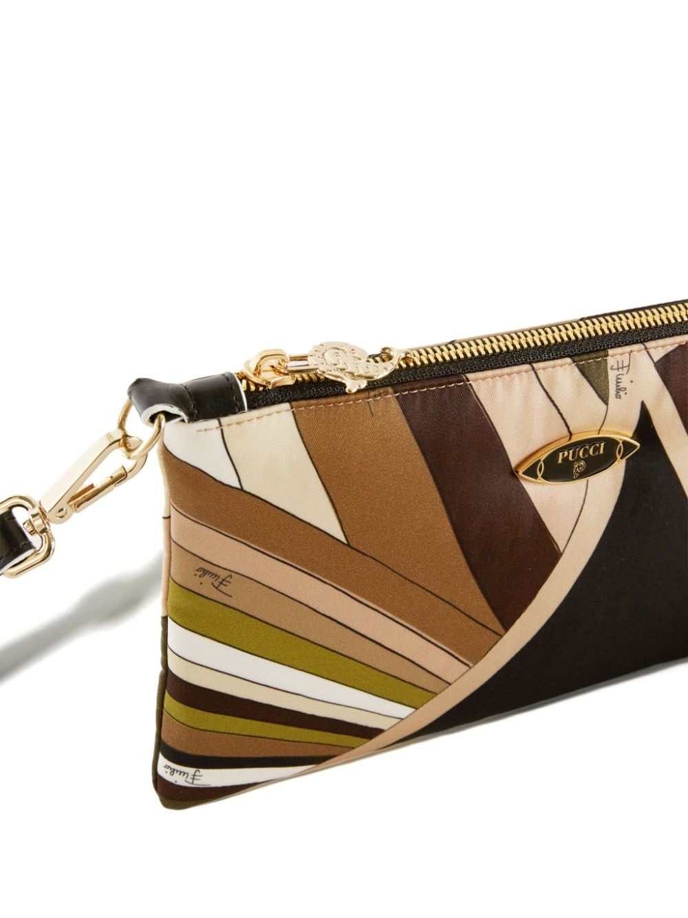 Iride-print clutch bag - 5