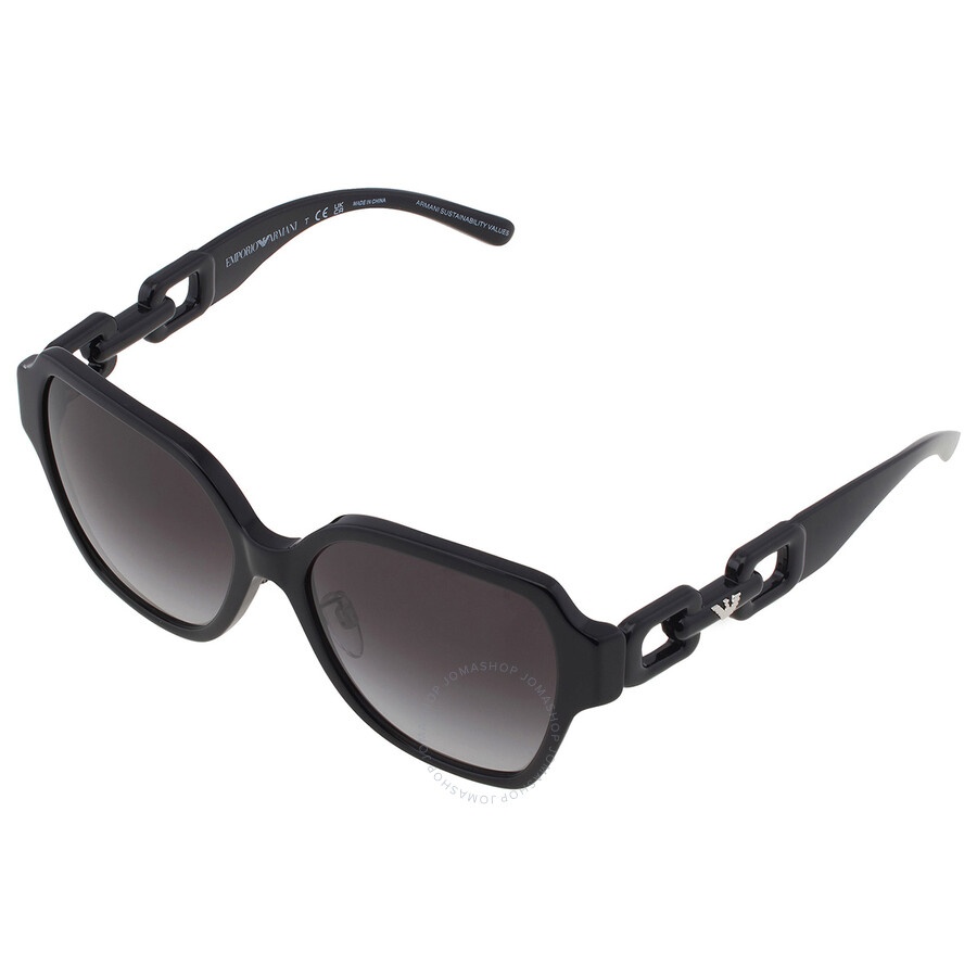 Emporio Armani Gradient Gray Butterfly Ladies Sunglasses EA4202F 50178G 56 - 3