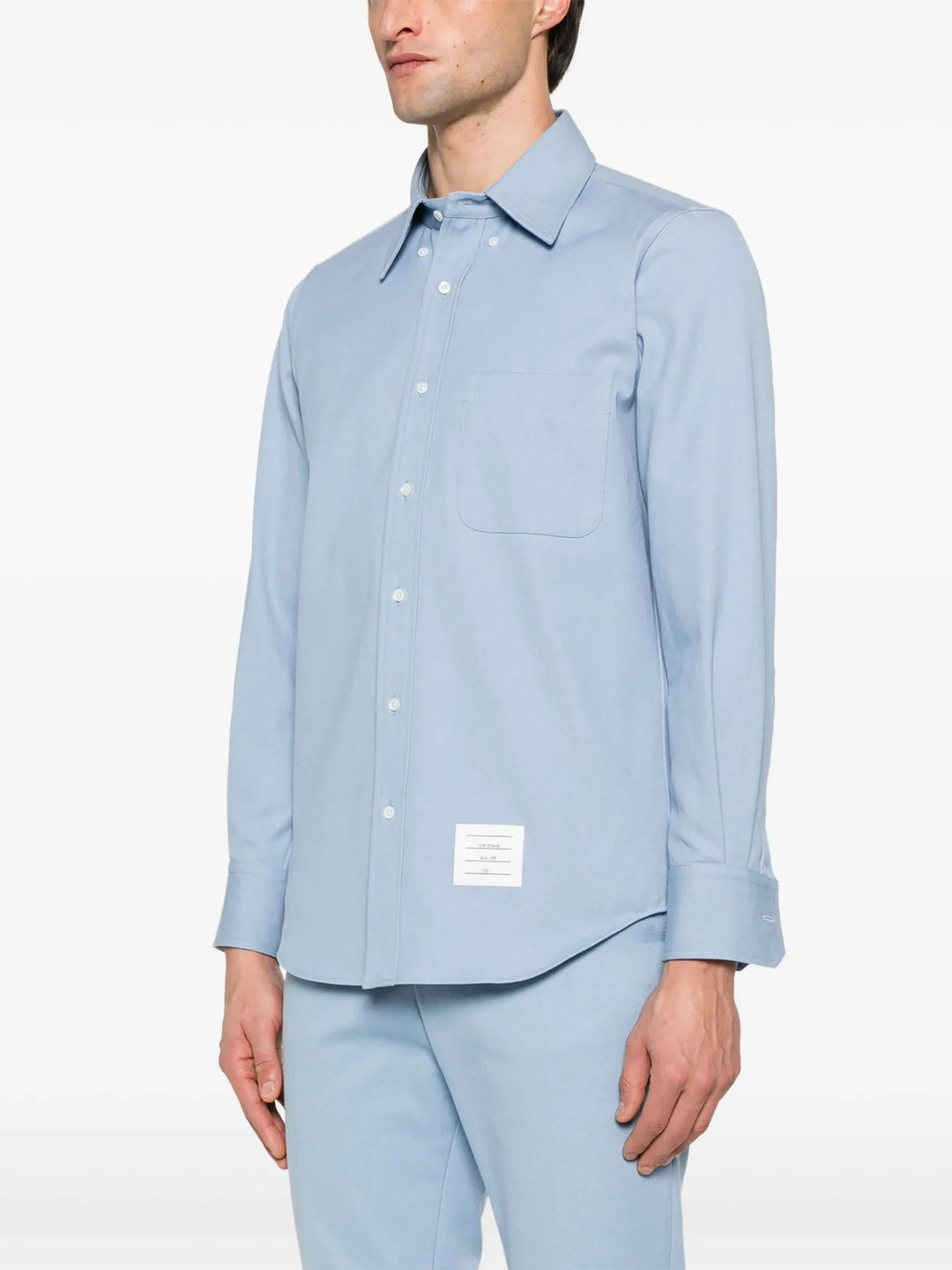 Denim Straight Fit Shirt Men - 3