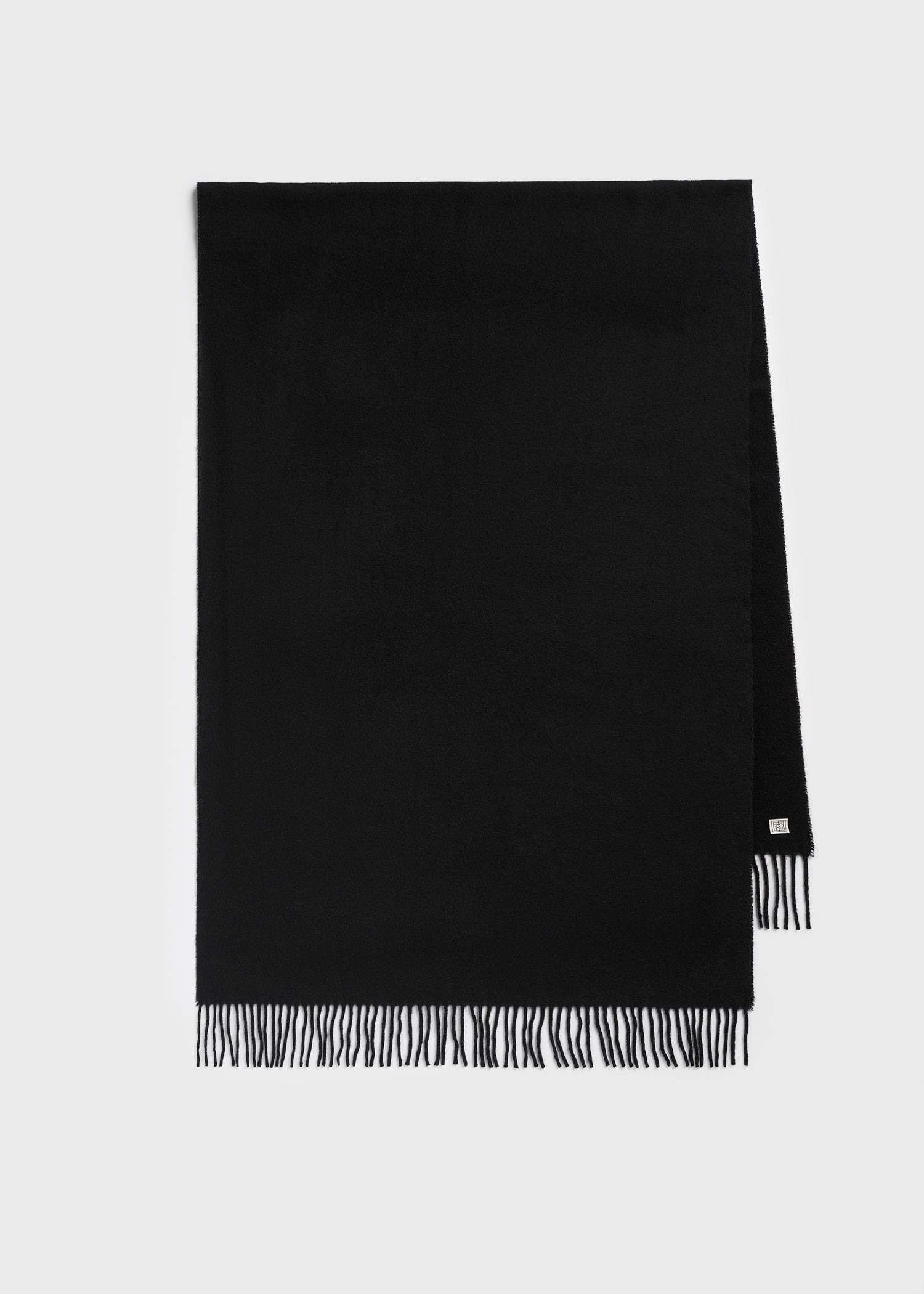 Cashmere scarf black - 5