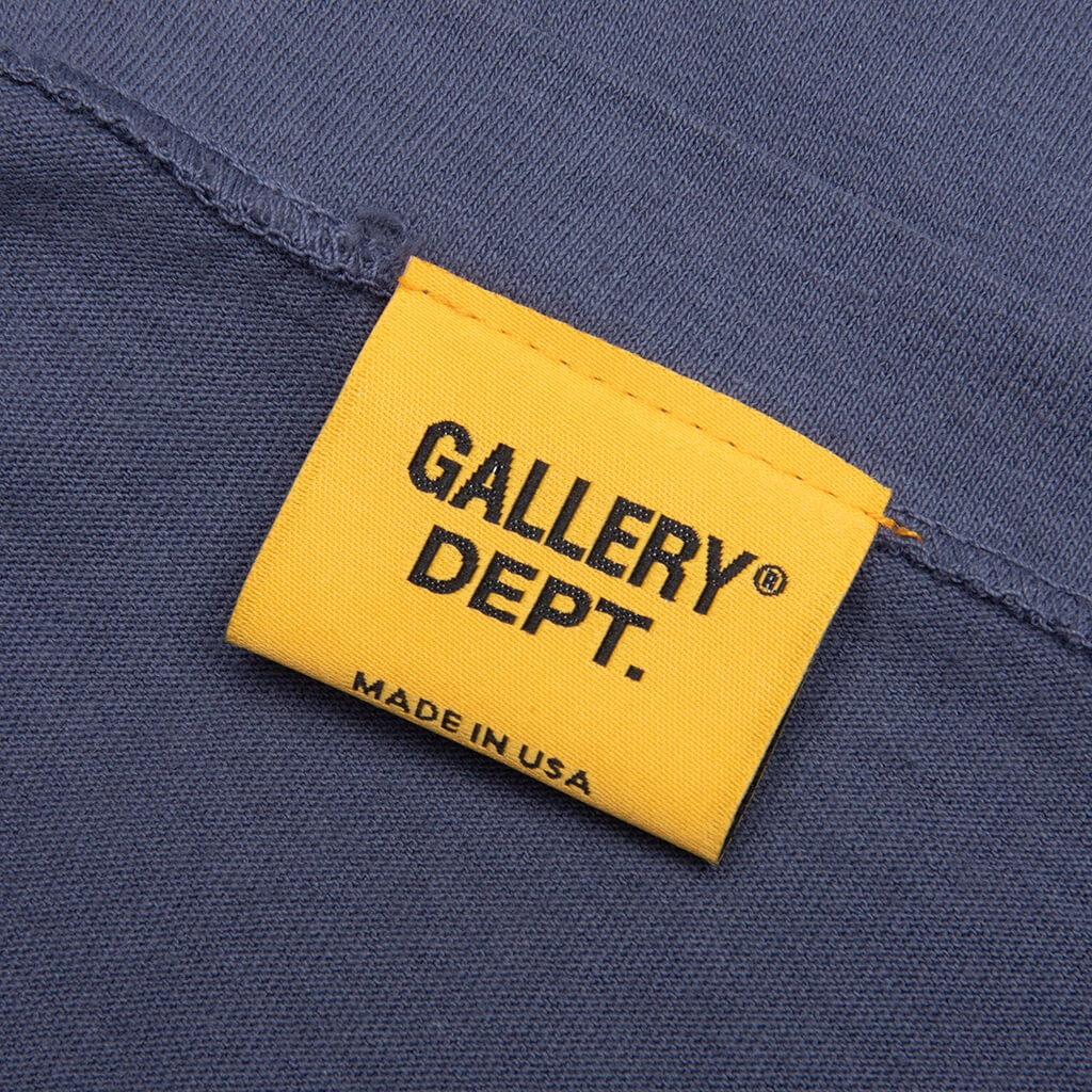 DE LA GALERIE L/S POCKET TEE - NAVY - 4