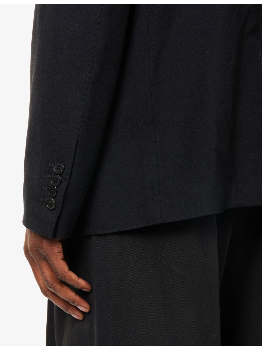 Regular-Fit Notch-Lapels Wool Blazer - 6