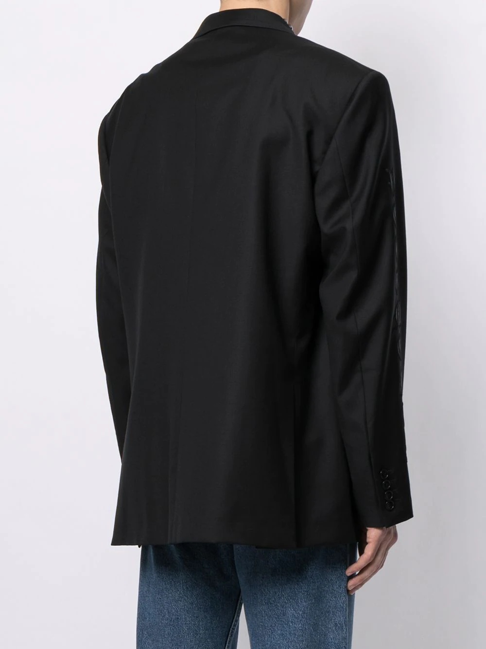 oversized single-breasted blazer - 4