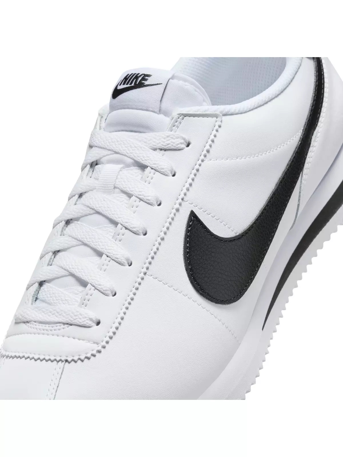 Cortez "White/Black" Men's Shoe - 10