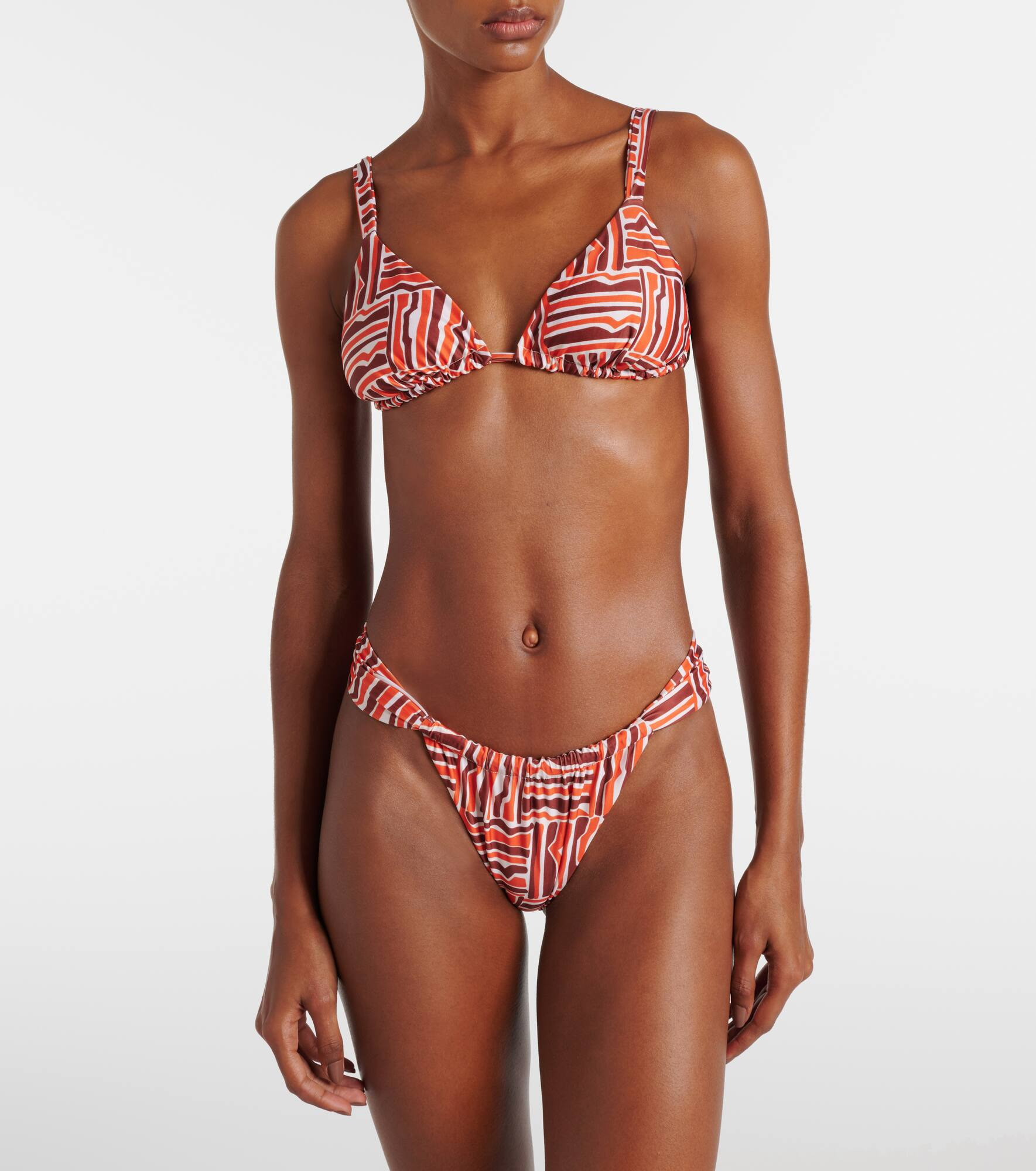Printed bikini top - 2