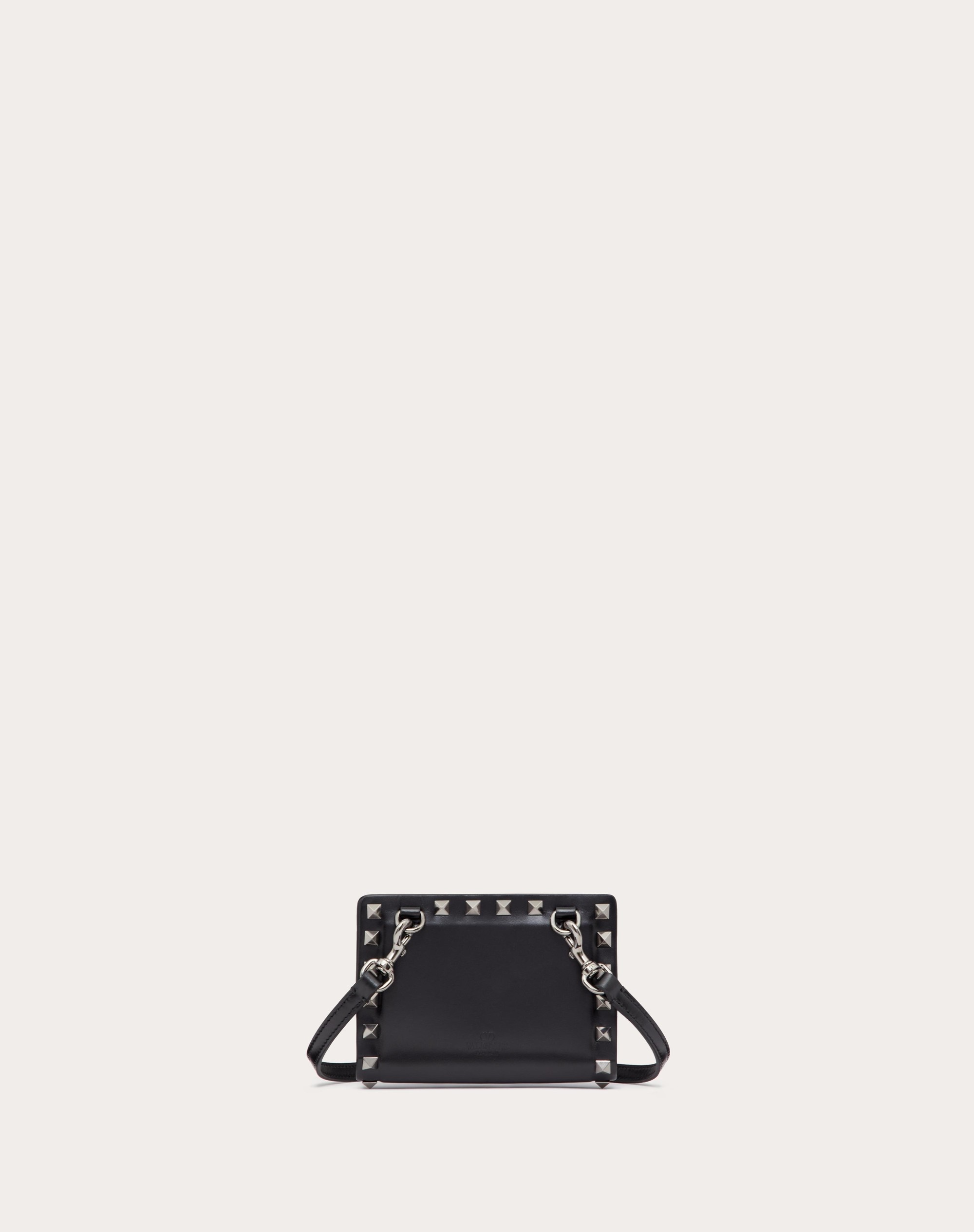 ROCKSTUD CALFSKIN NECK WALLET - 3