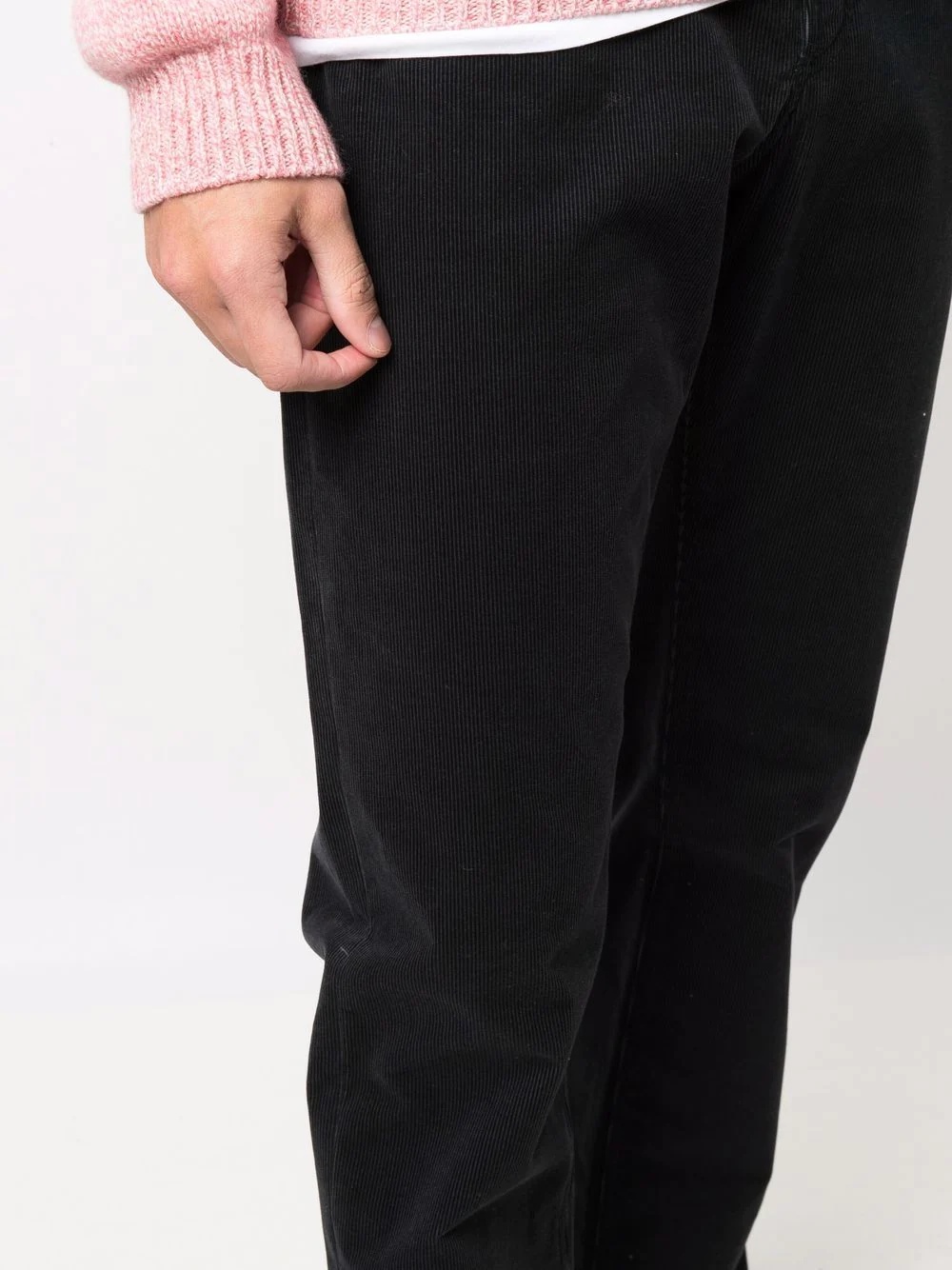 straight-leg corduroy trousers - 5