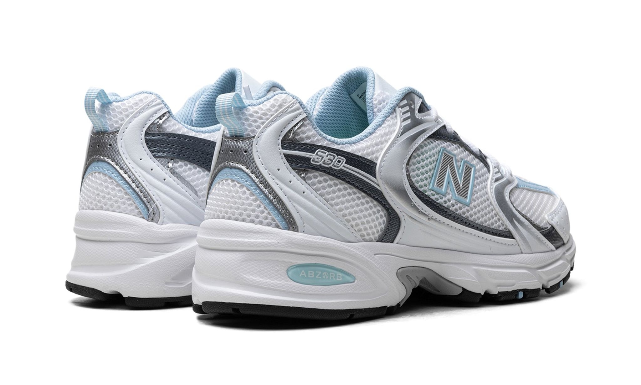 530 "White / Dark Arctic Grey / Light Chrome Blue" - 3