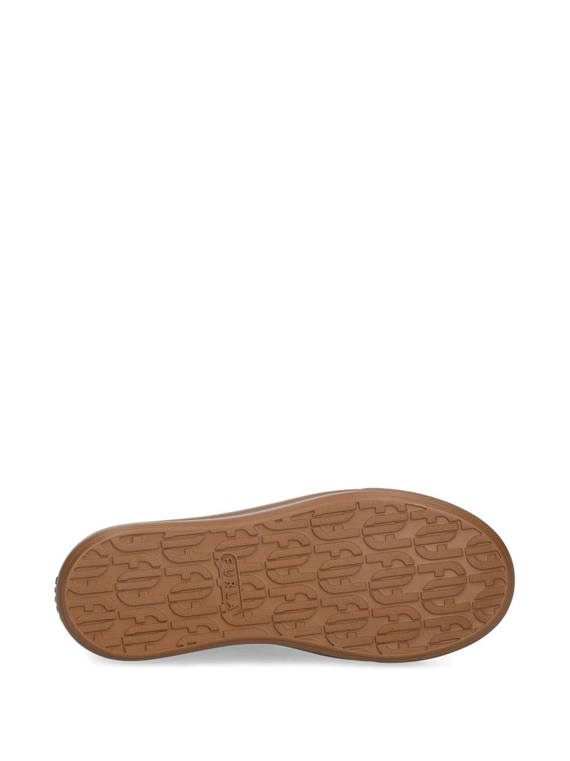 logo-embossed platform boots 5