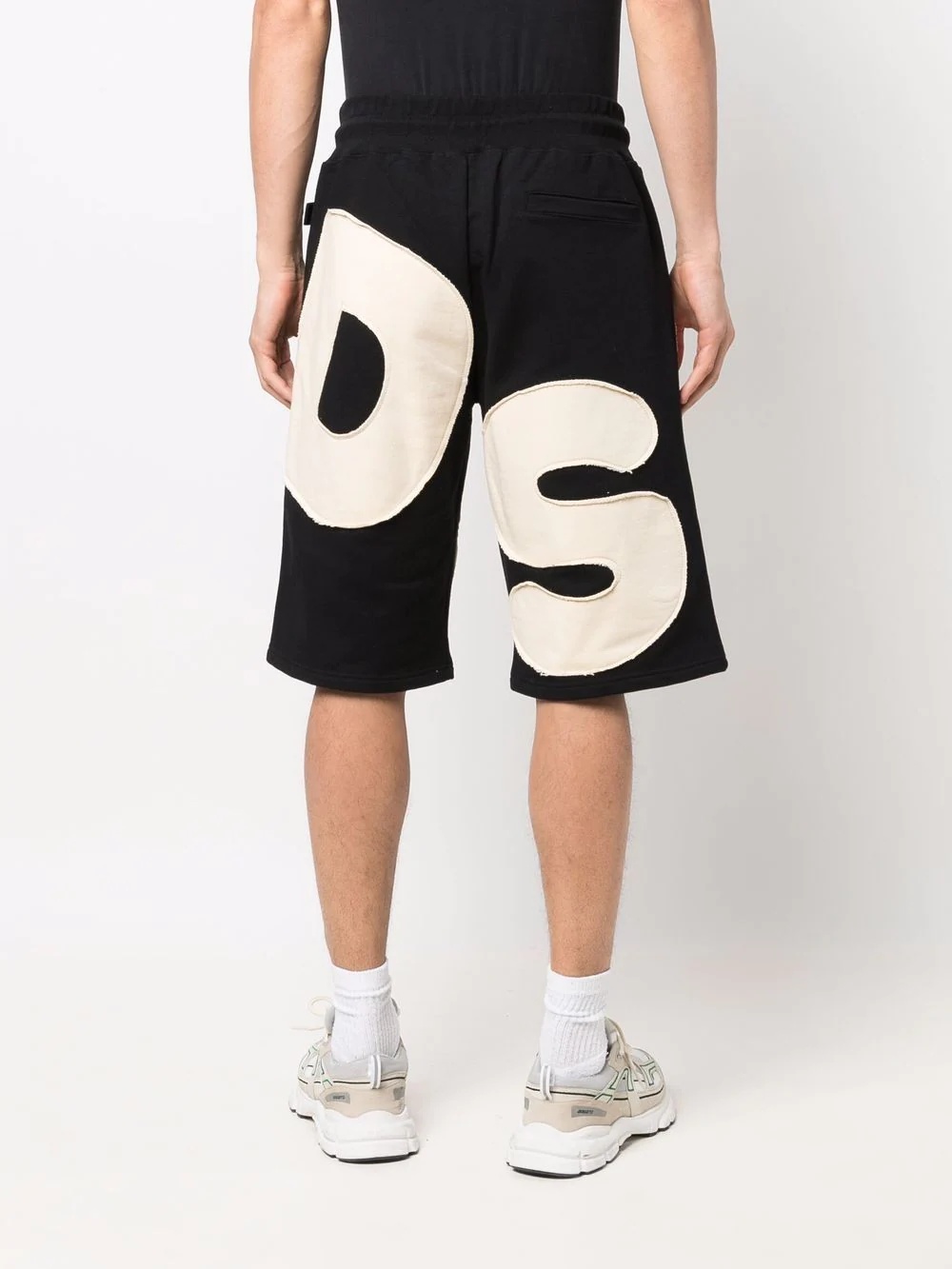 logo-patch track shorts - 4