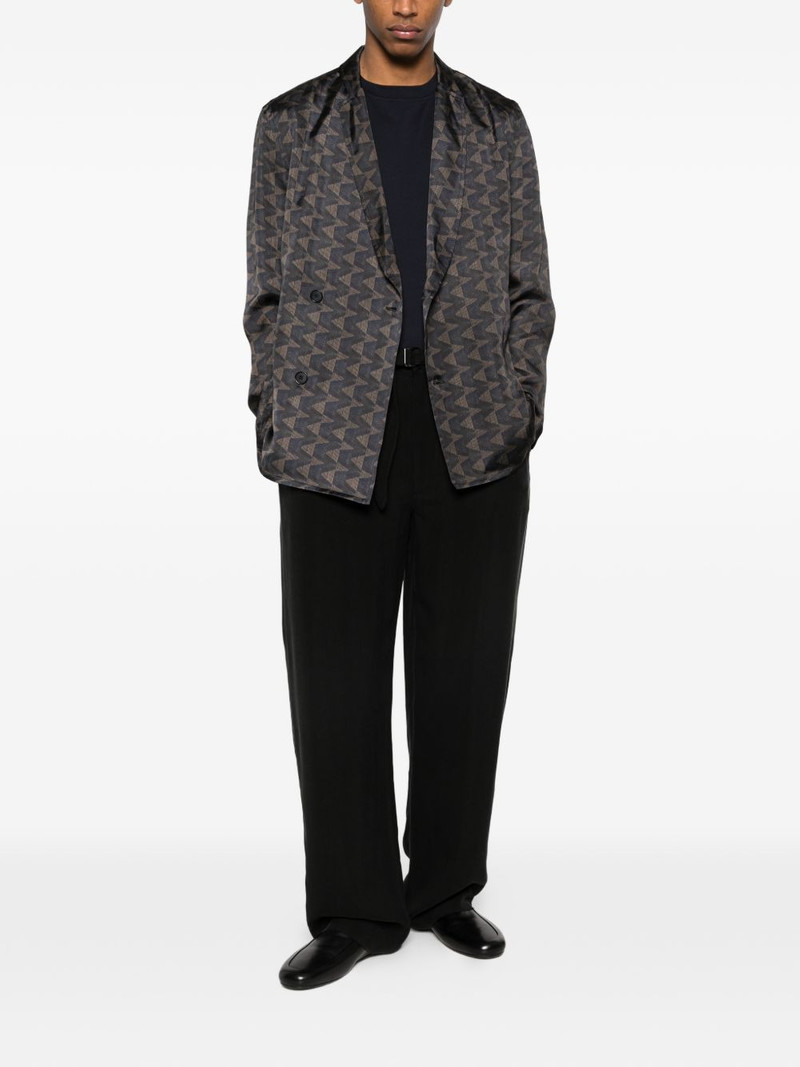 GIORGIO ARMANI belt pleated trousers outlook