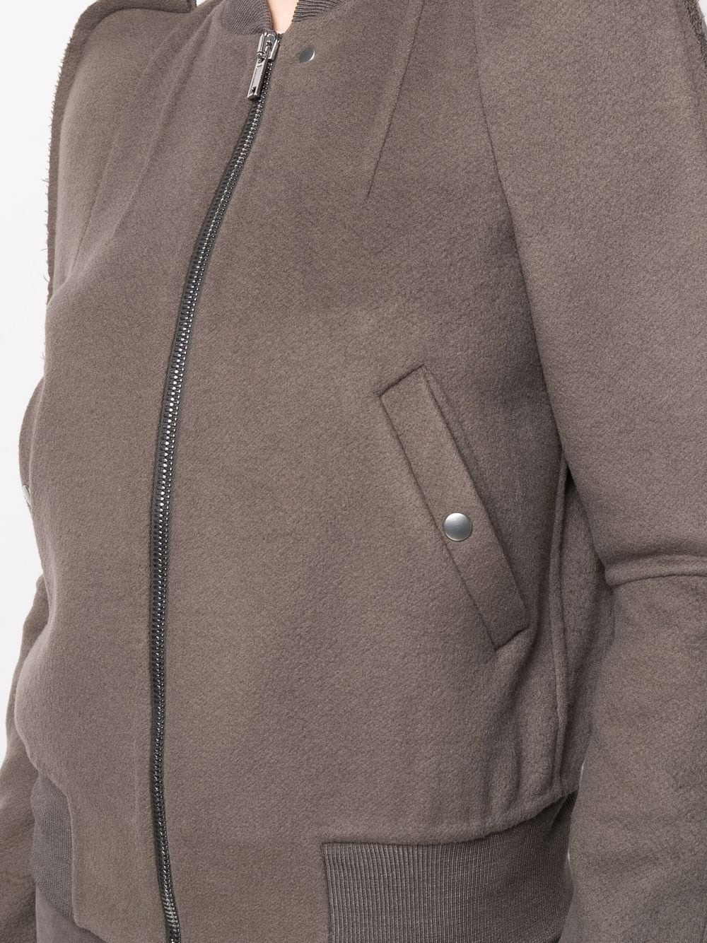 bionic puff-sleeve bomber jacket - 5
