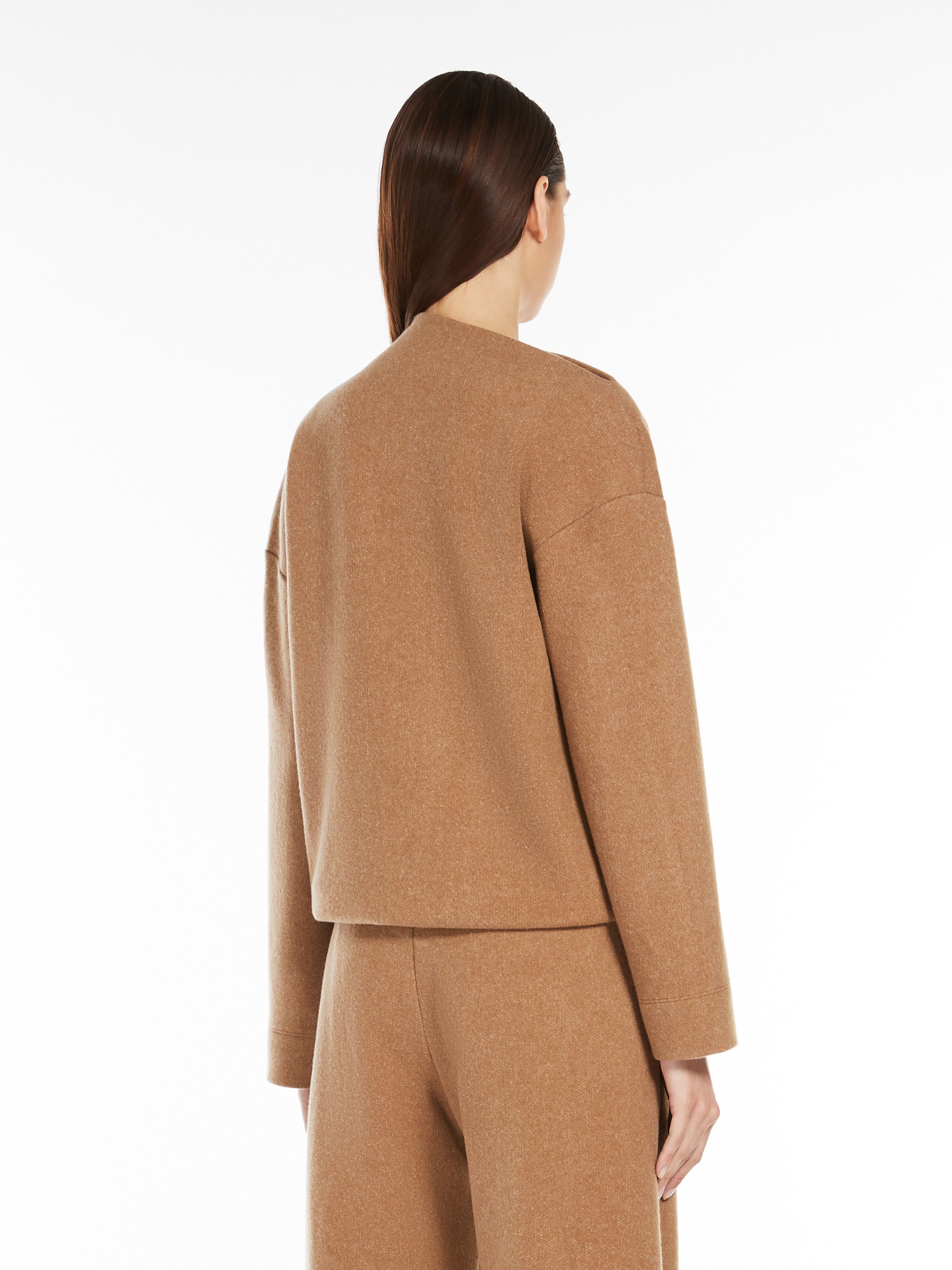OXA Wool and cashmere jersey sweatshirt - 4