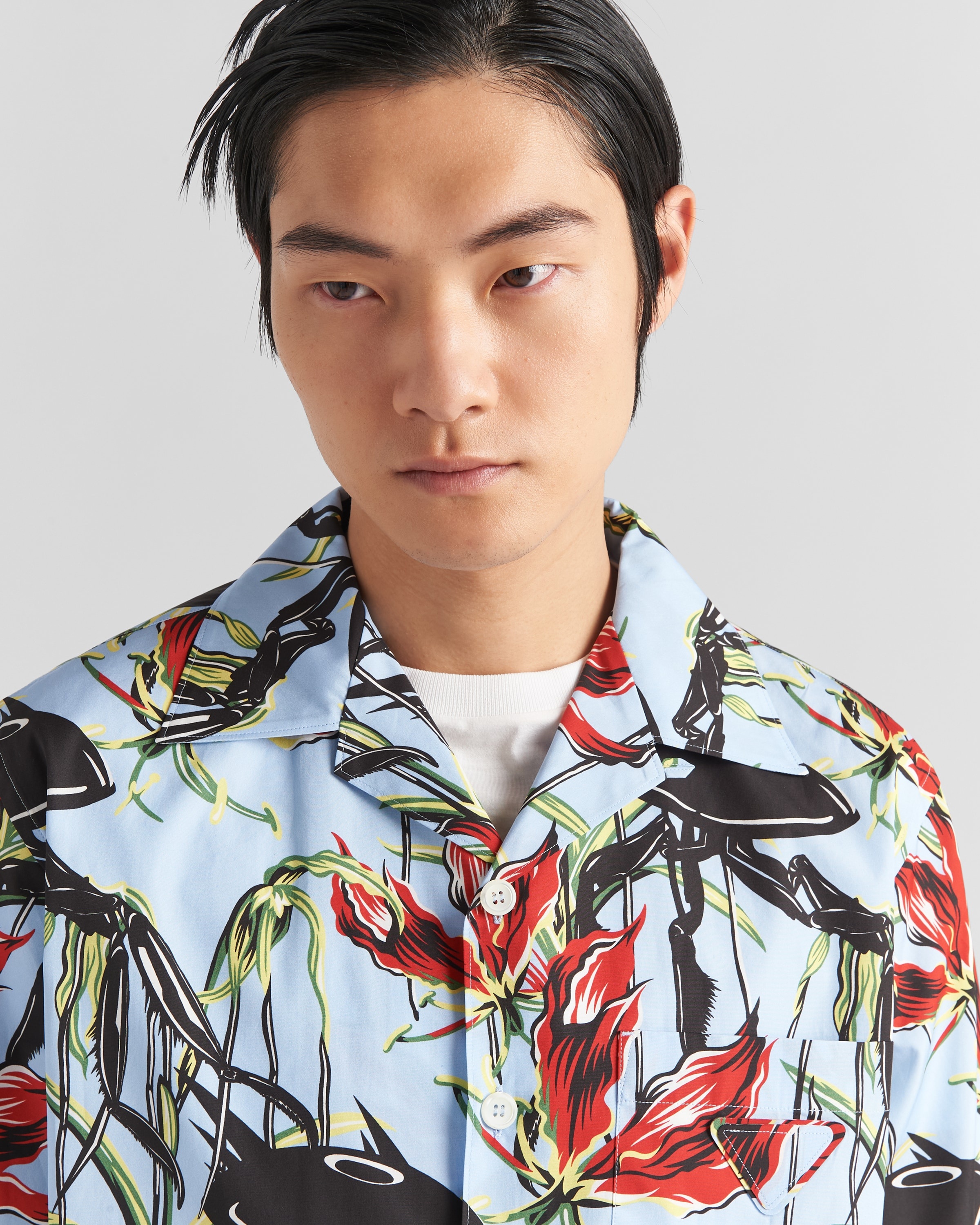 Short-sleeved cotton shirt - 3