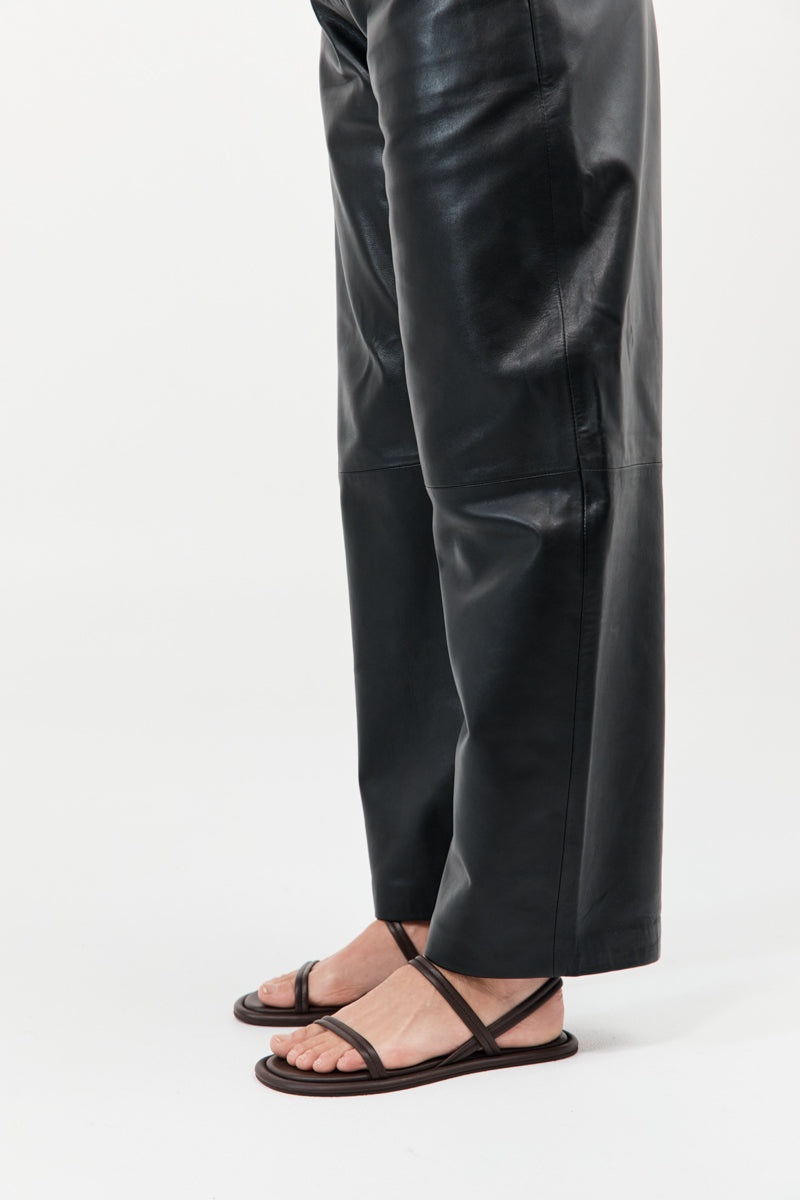 Fine Strap Sandal - Chocolate - 6