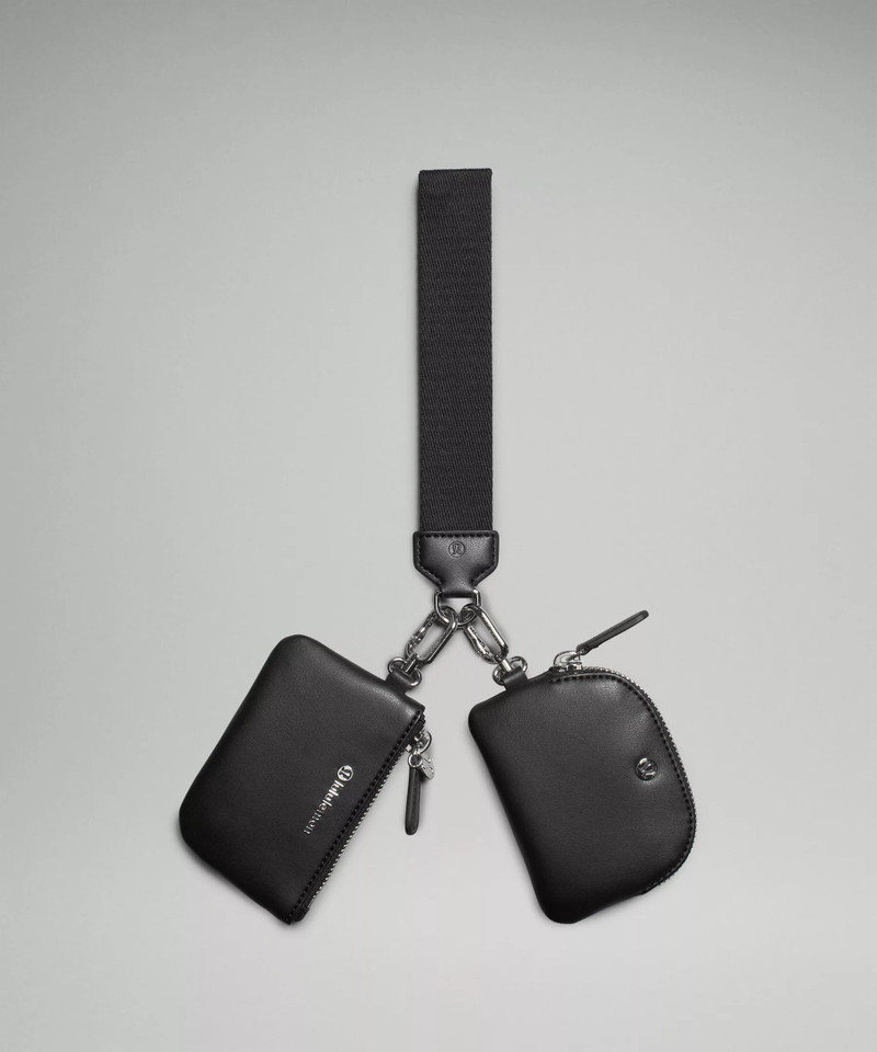 Dual Pouch Wristlet *Leather Alternative 1