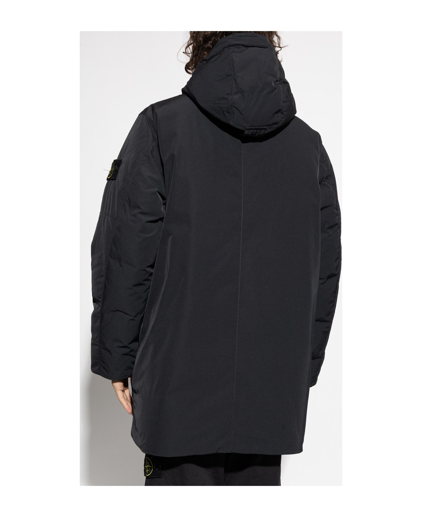 Stone Island Down Jacket 'micro Twill' - 4